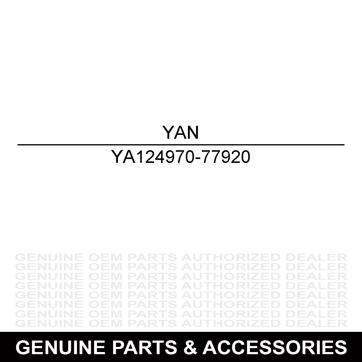 Yanmar 124970-77920 Plug