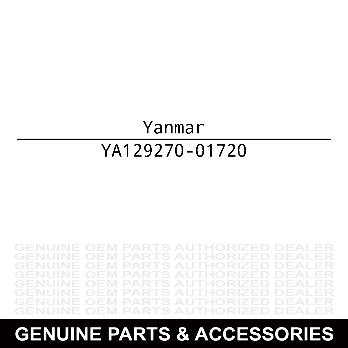 Yanmar 129270-01720 Sump