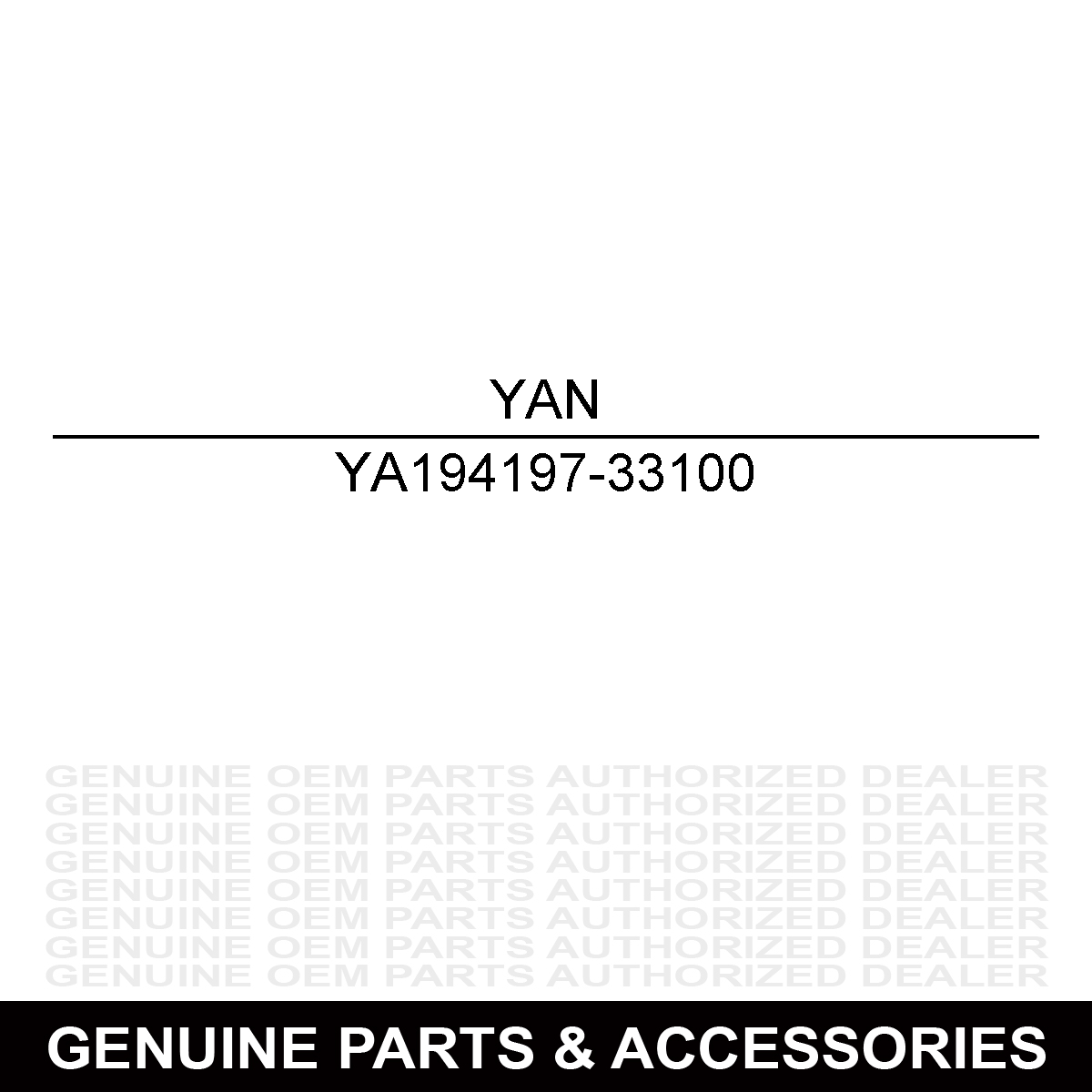 Yanmar 194197-33100 Slider