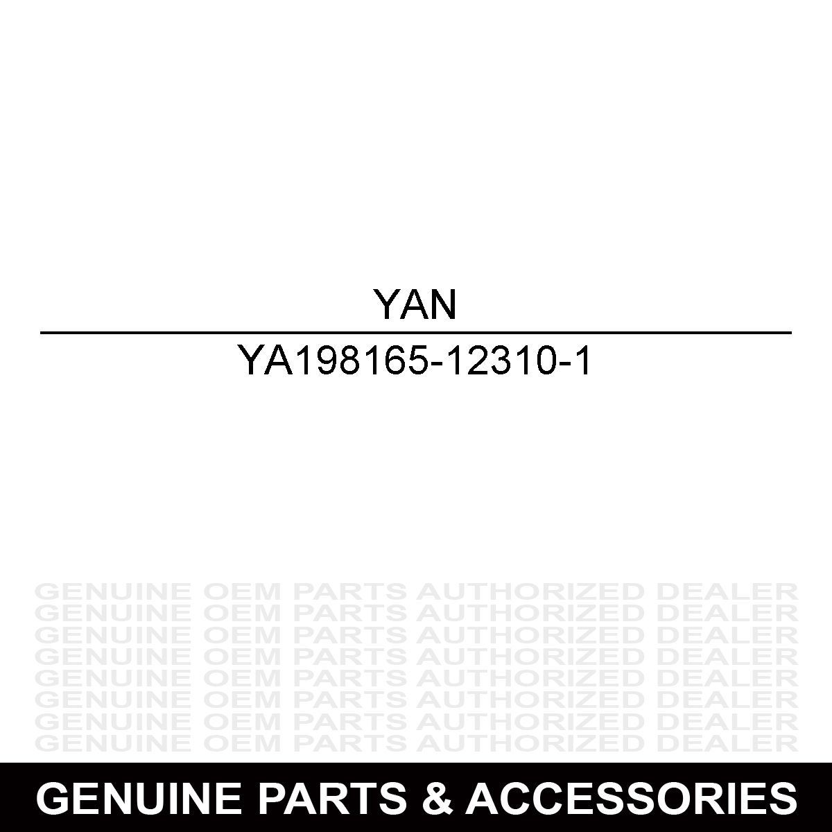 Yanmar 198165-12310-1 Tie Rod