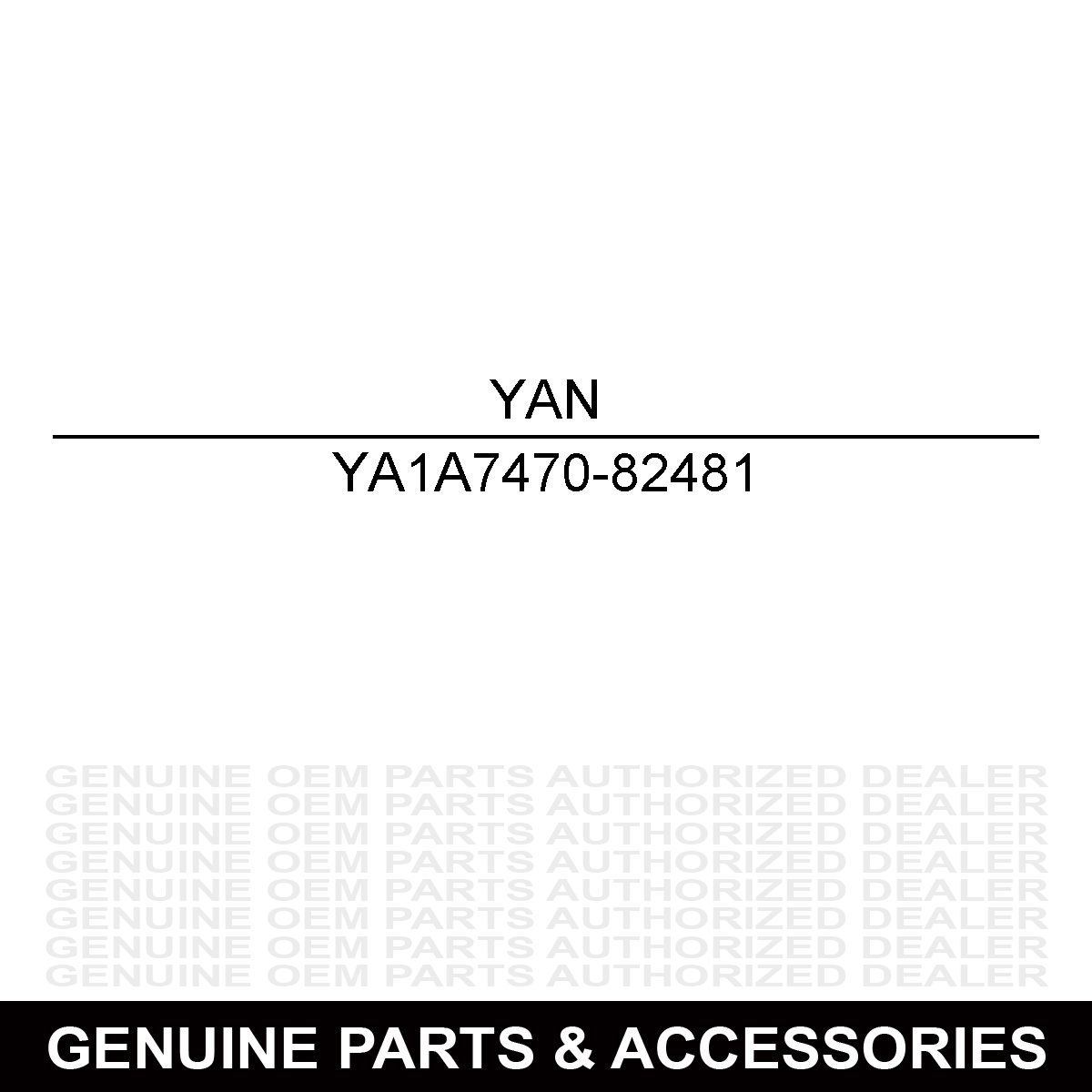 Yanmar 1A7470-82481 Lever