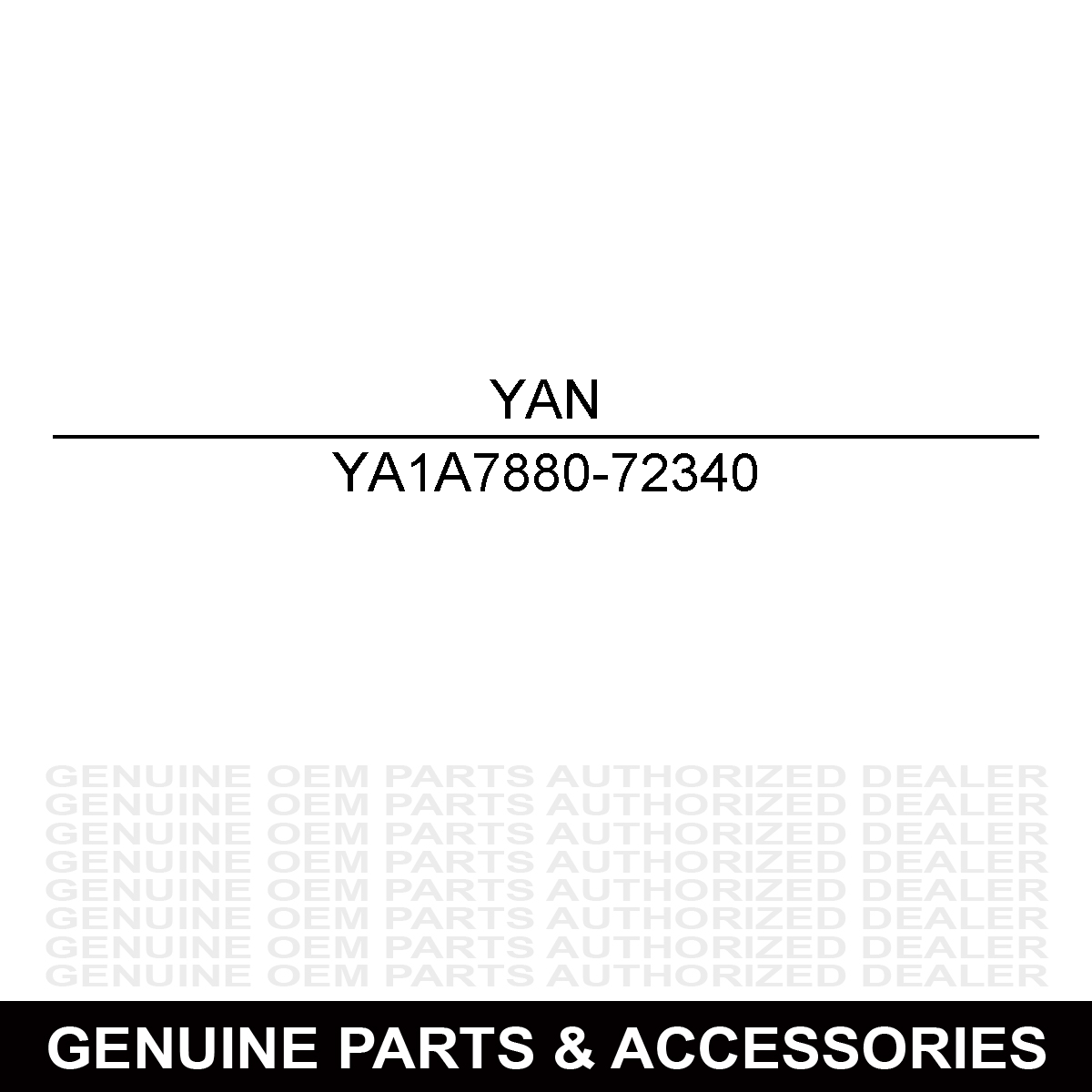 Yanmar 1A7880-72340 End