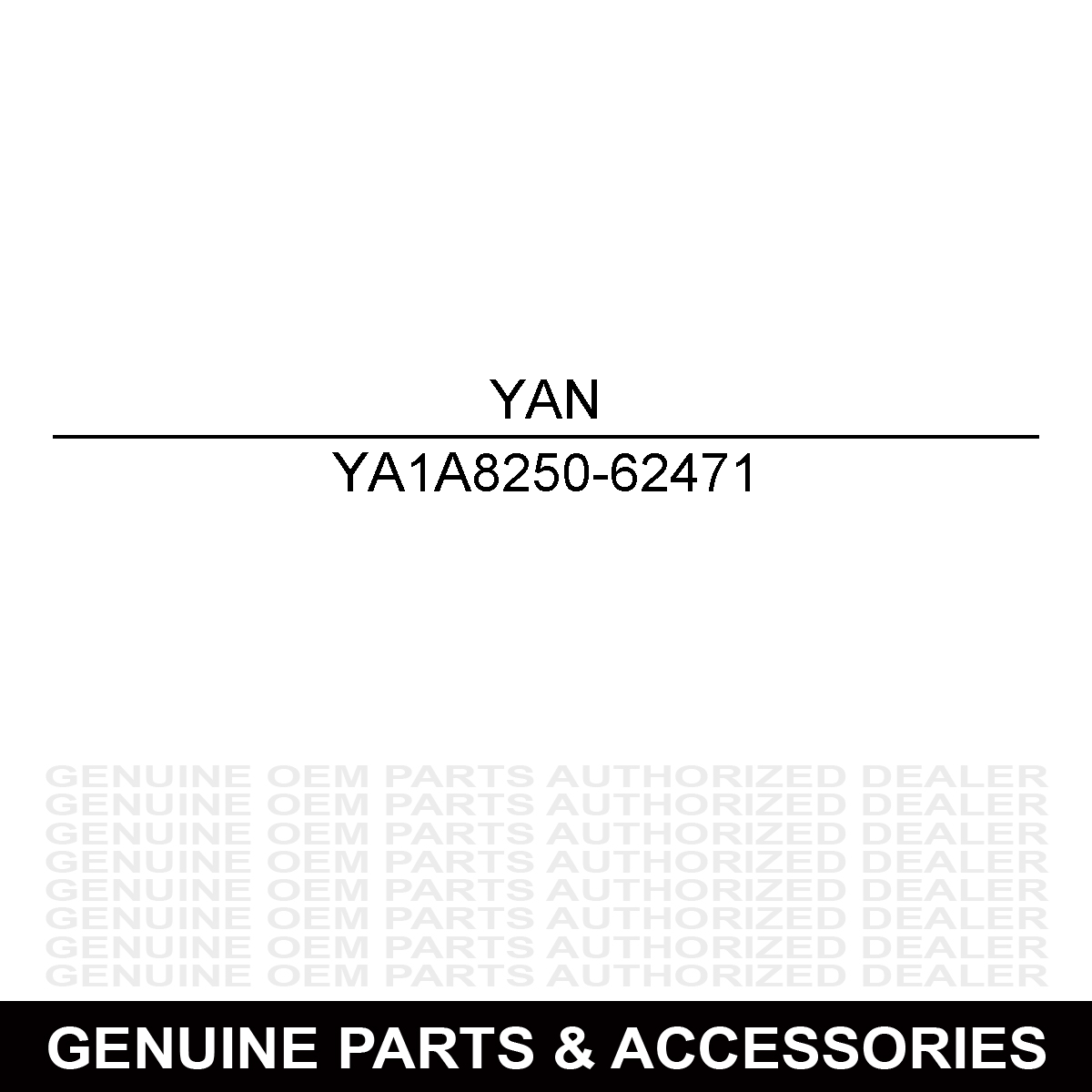 Yanmar 1A8250-62471 Plate