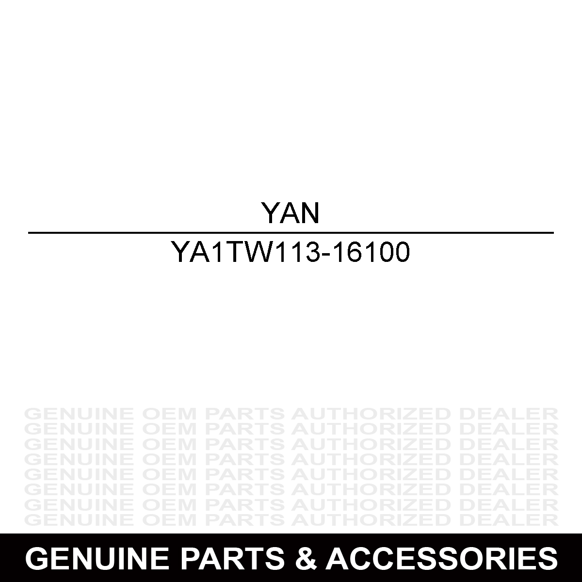 Yanmar 1TW113-16100 Shaft