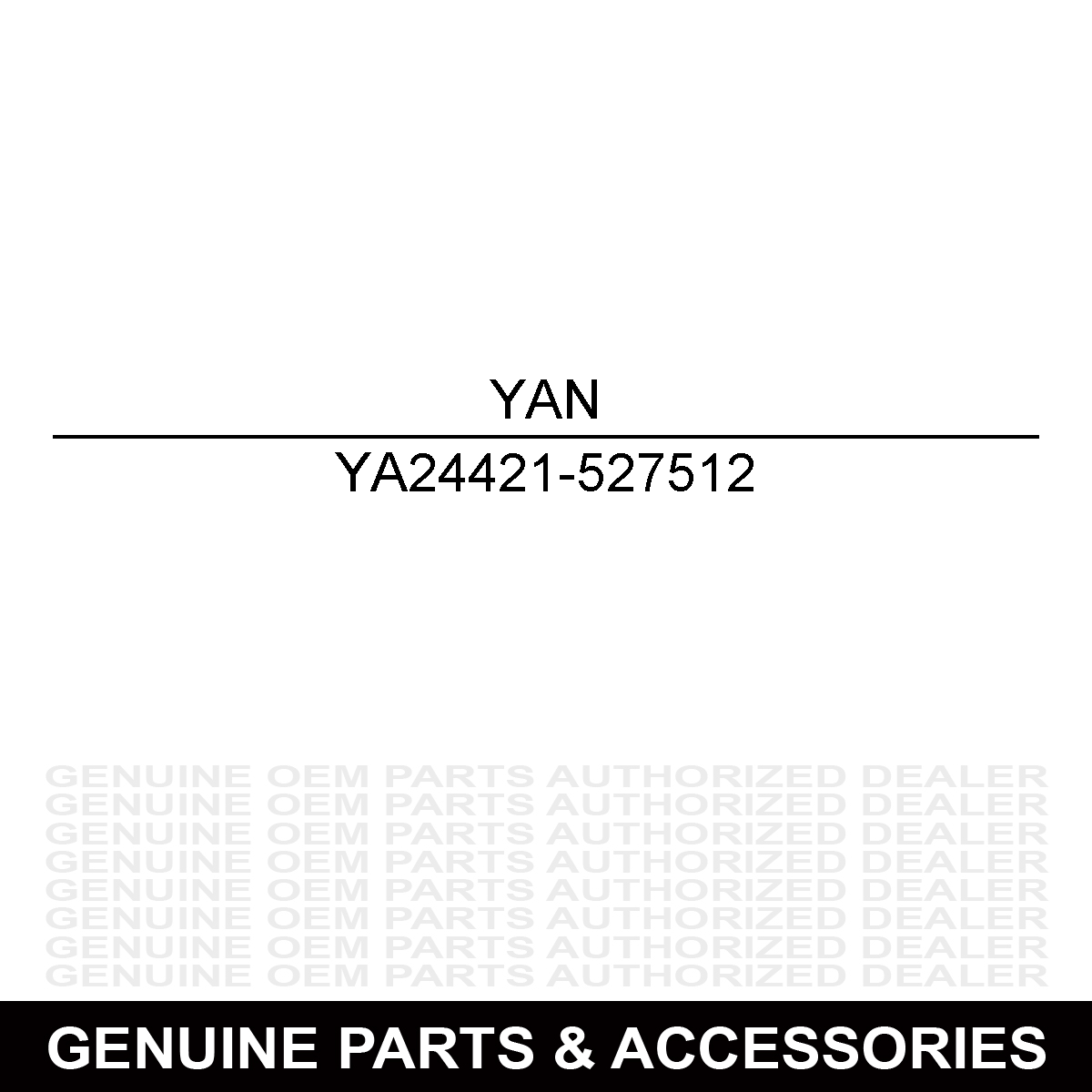 Yanmar 24421-527512 Seal