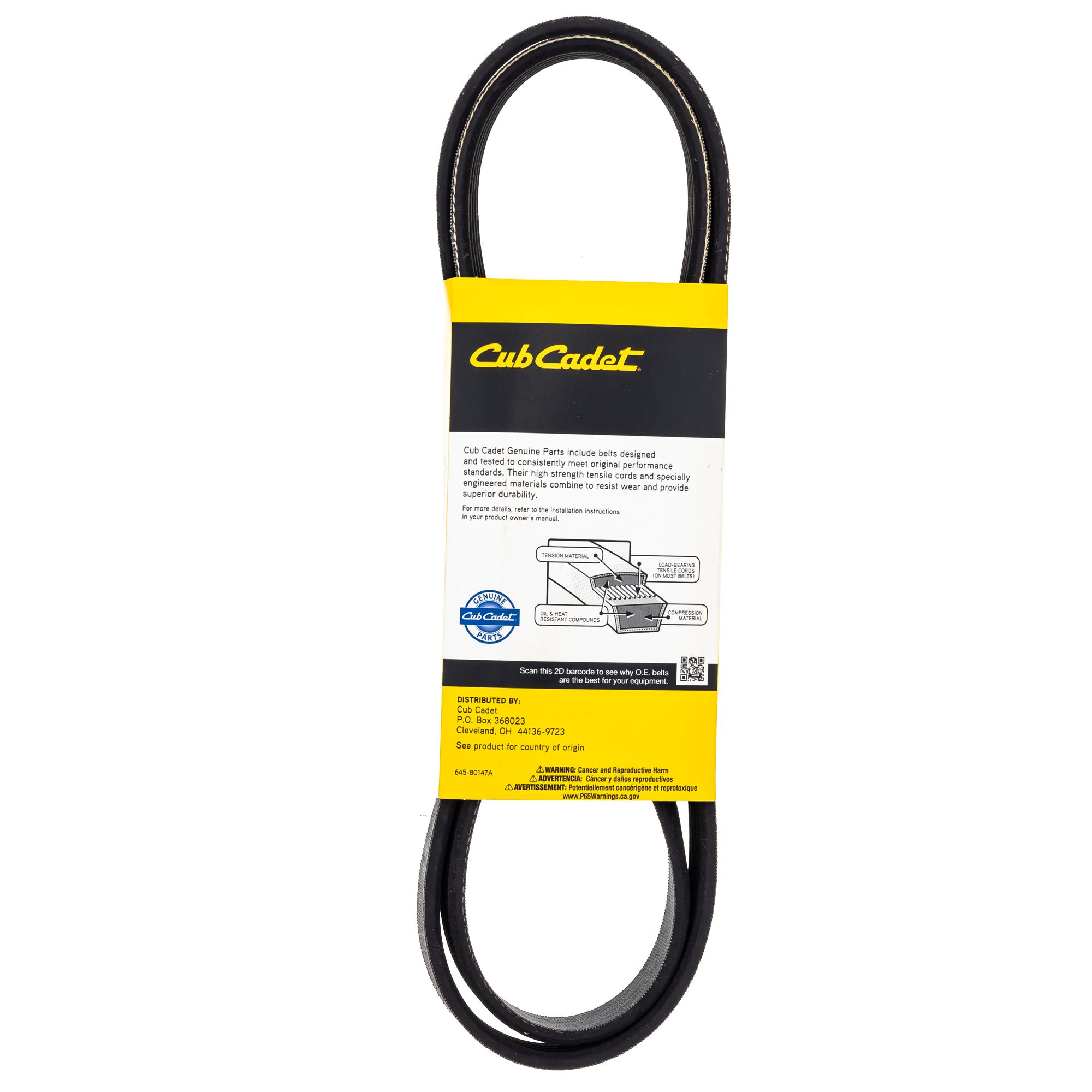 MTD 02000408P Transmission Pump Drive Belt