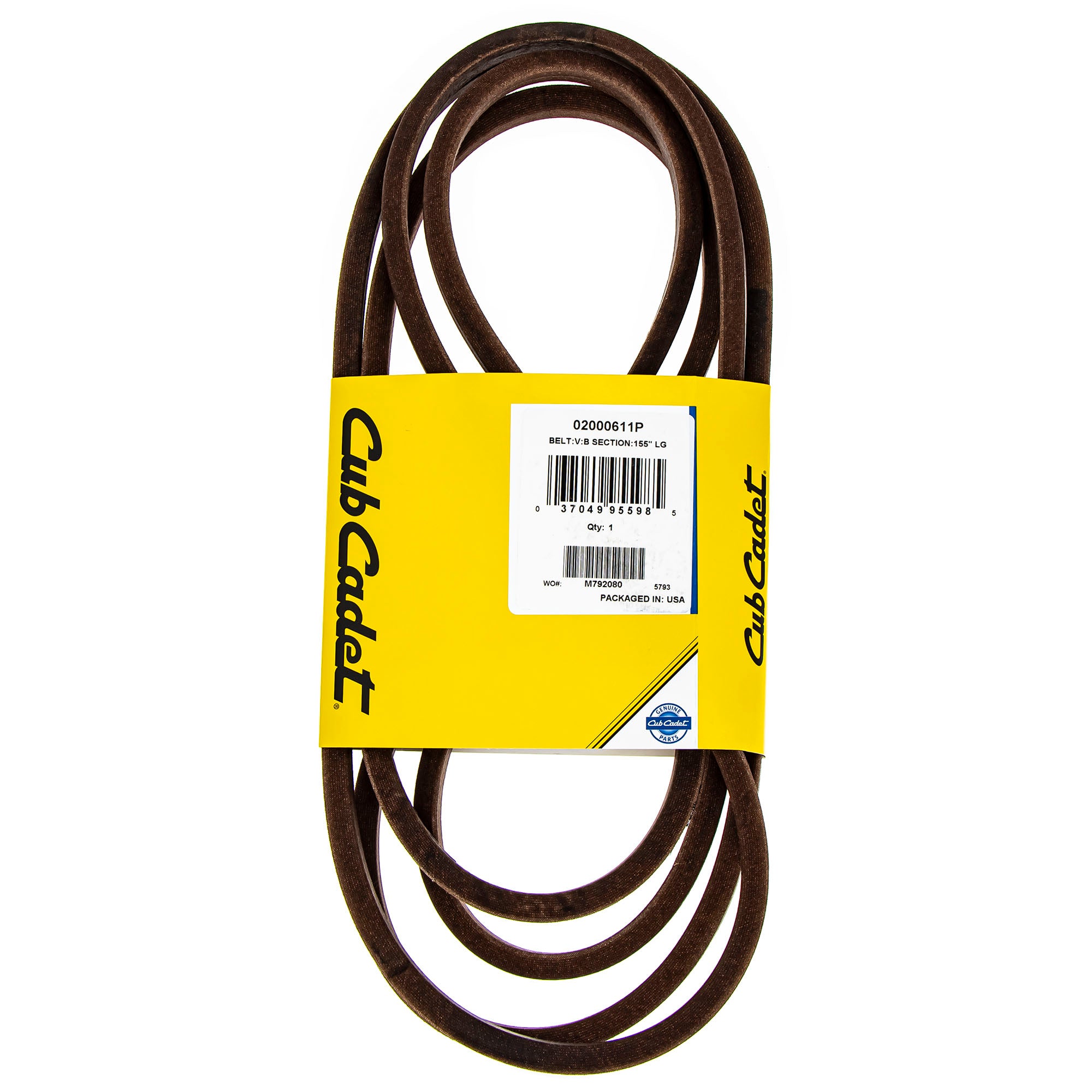 CUB CADET 02000611P PTO Belt