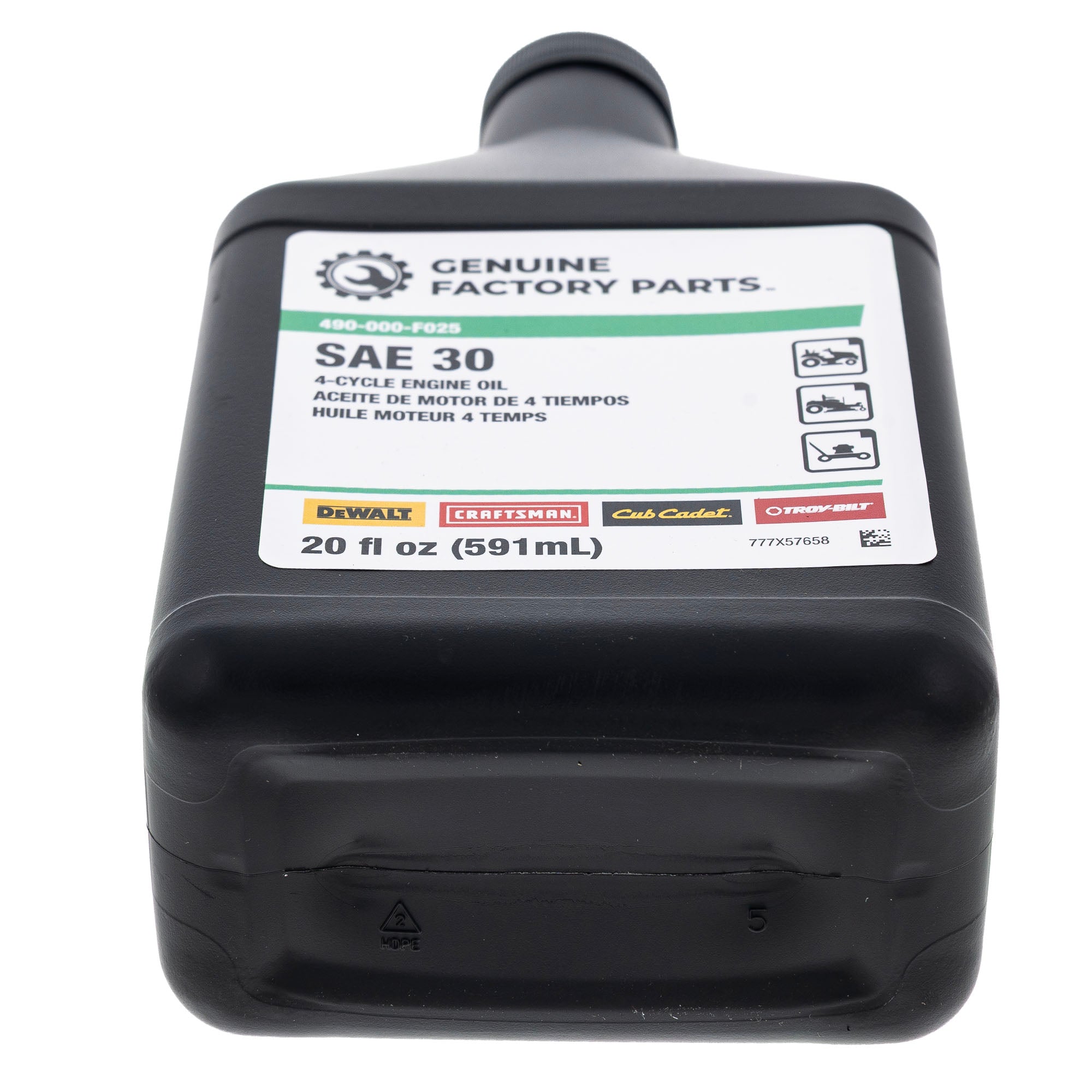 CUB CADET 490-000-F025 SAE 30 4-Cycle Oil 20oz