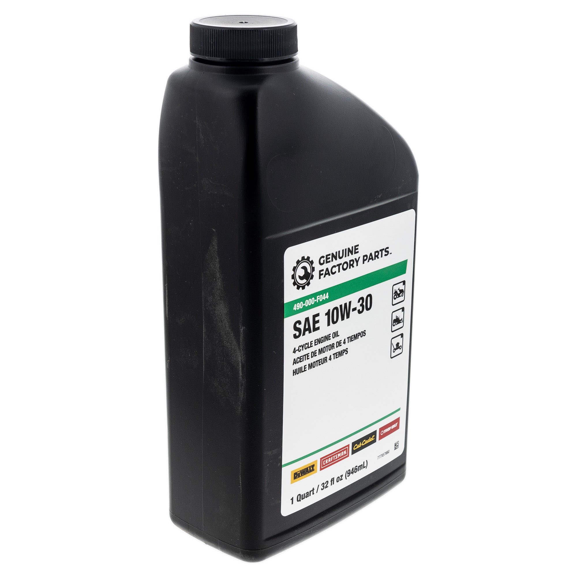 CUB CADET 490-000-F044 SAE 10W-30 Oil 32oz Bottle