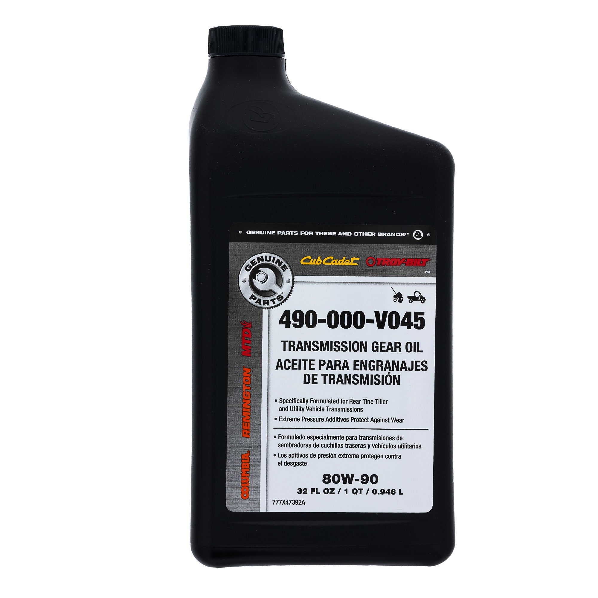 CUB CADET 490-000-V045 Transmission 80W-90 Gear Oil