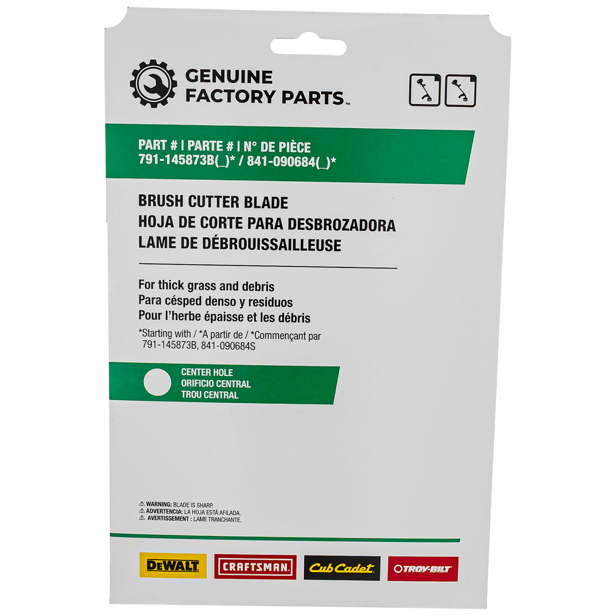 CUB CADET 490-105-F031 Brush Cutter Blade