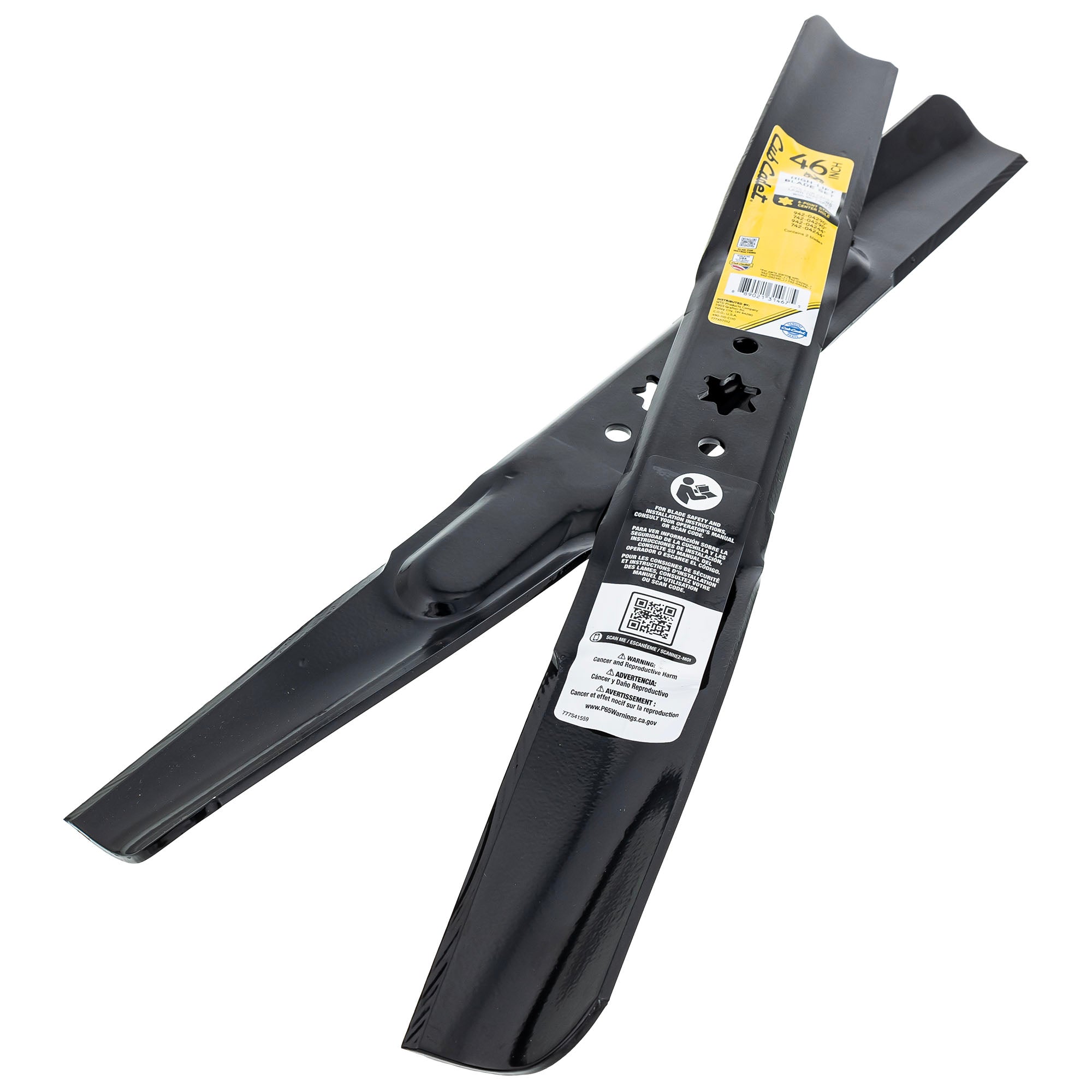 CUB CADET 490-110-C110 46" High-Lift Blade Set Star Center 2IN1