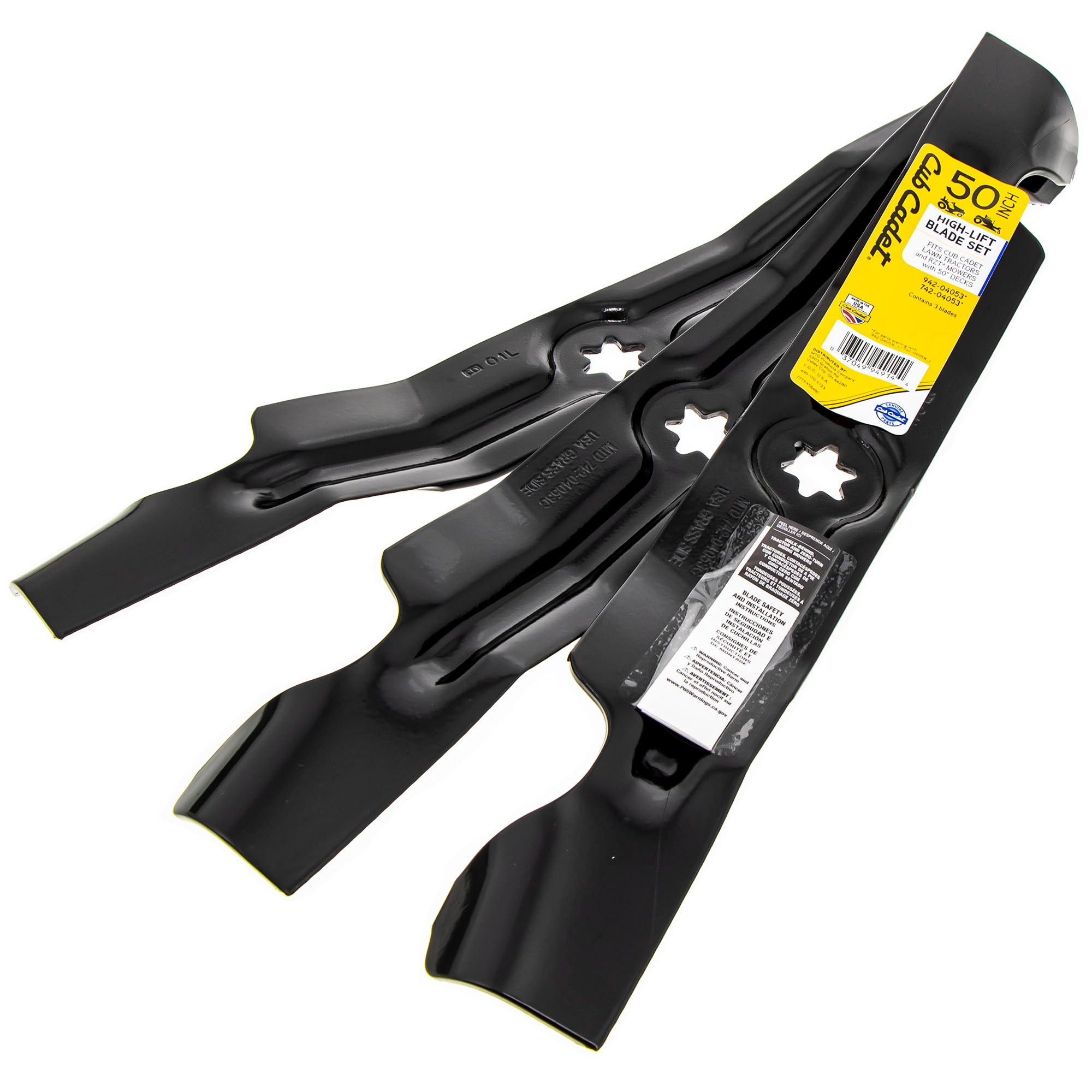 CUB CADET 490-110-C123 High-Lift Blade Set 50" Deck