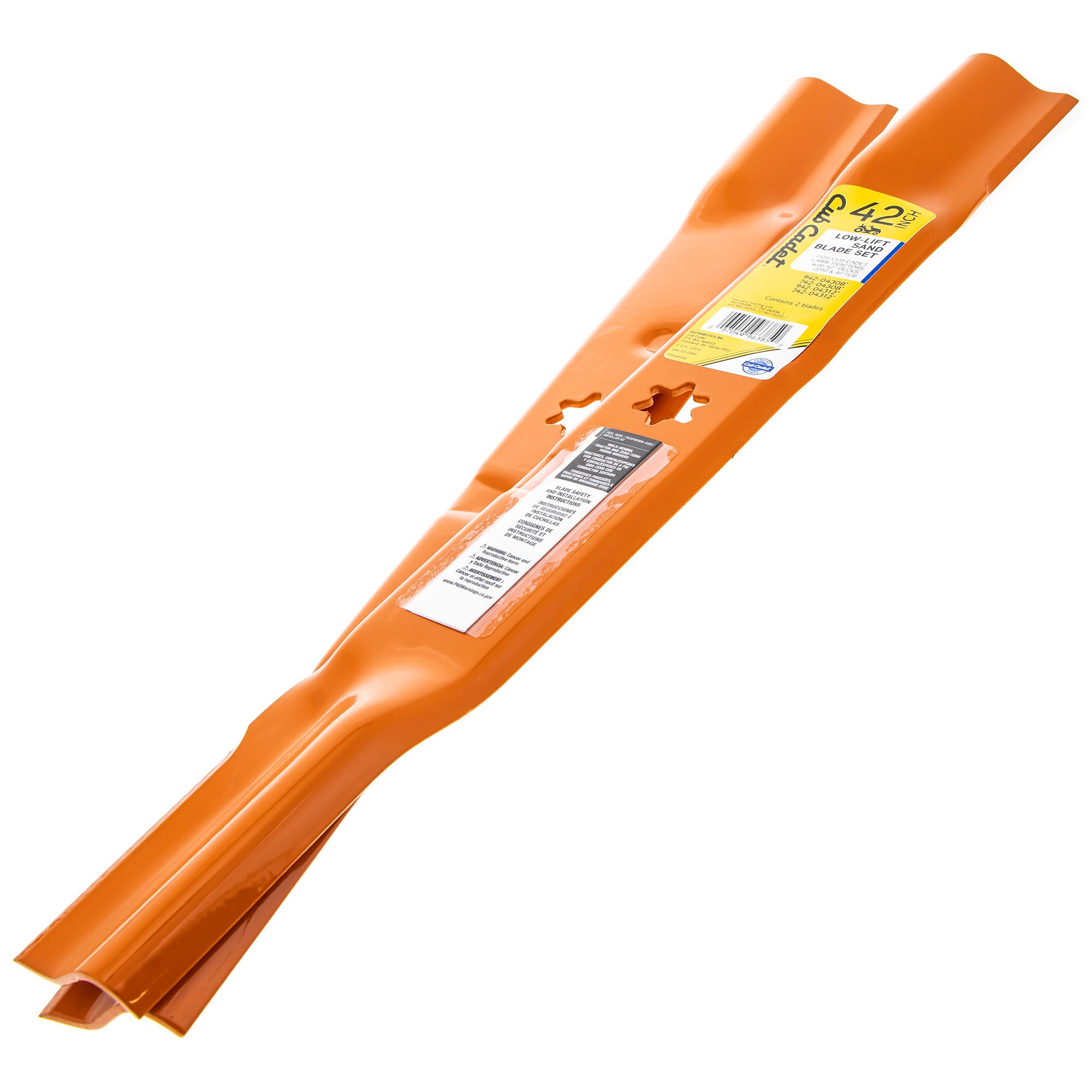 CUB CADET 490-110-C180 Low-Lift Sand Blade Set 42" Deck