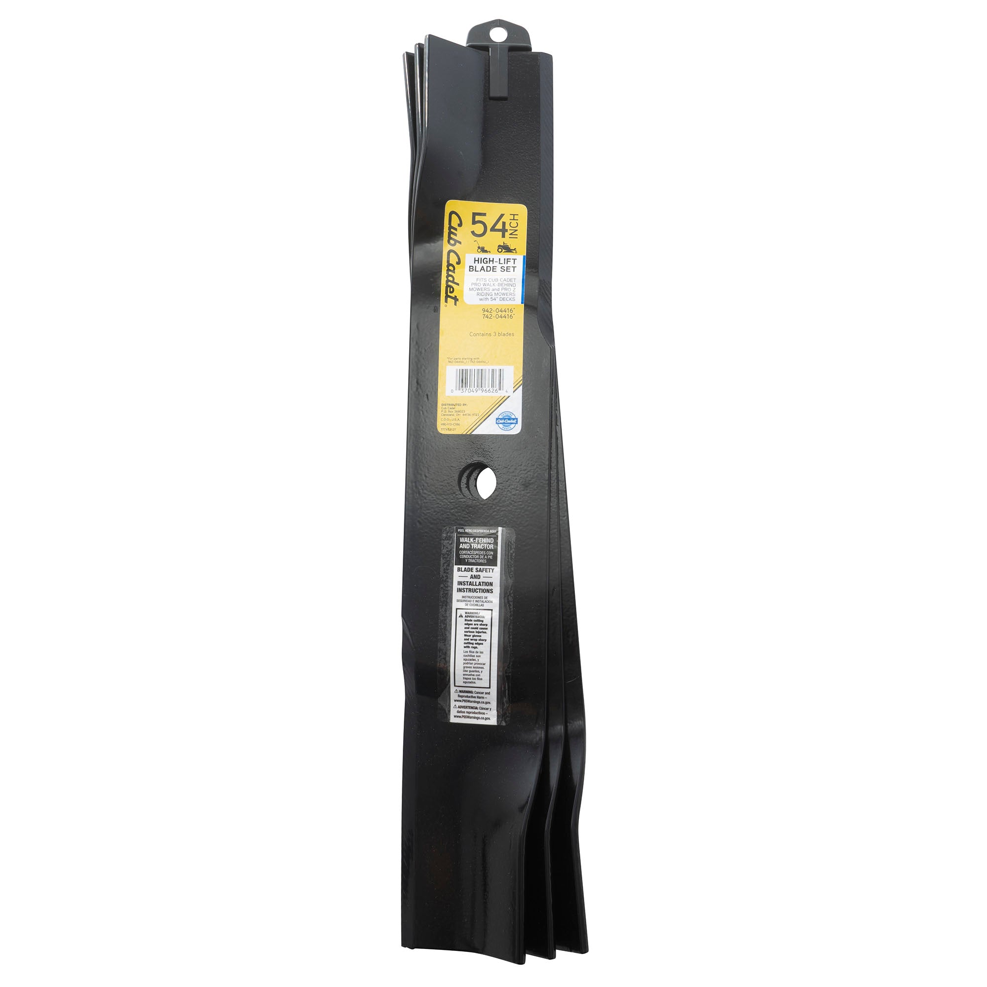 CUB CADET 490-110-C186 High-Lift Blade Set 54" Deck