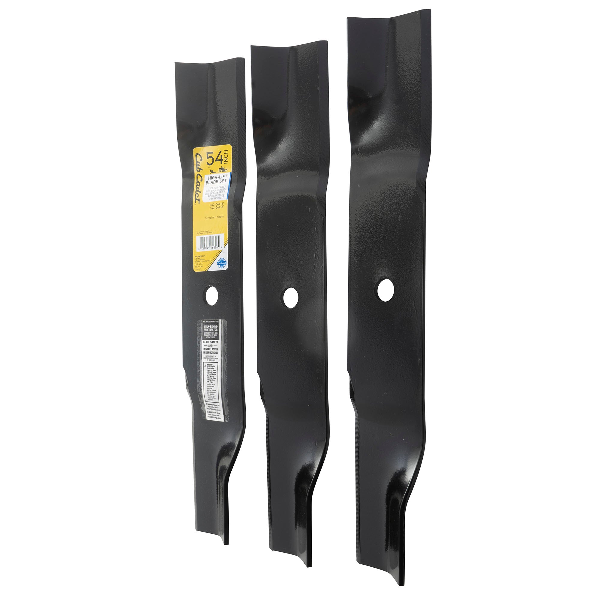 CUB CADET 490-110-C186 High-Lift Blade Set 54" Deck