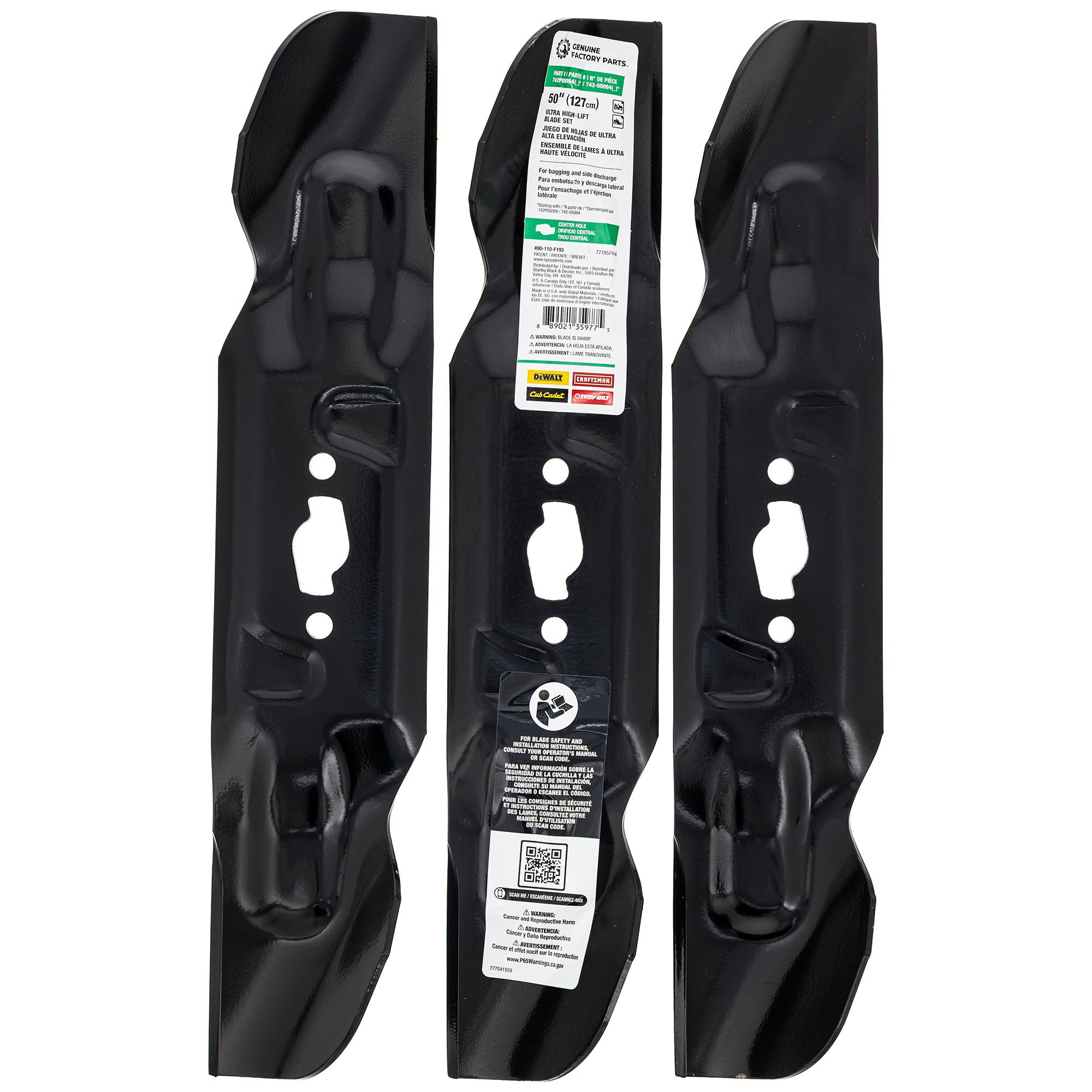 MTD 490-110-F193 Blades