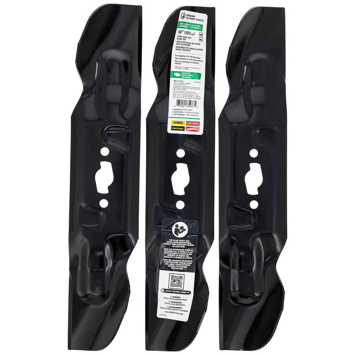 CUB CADET 490-110-F193 Blades