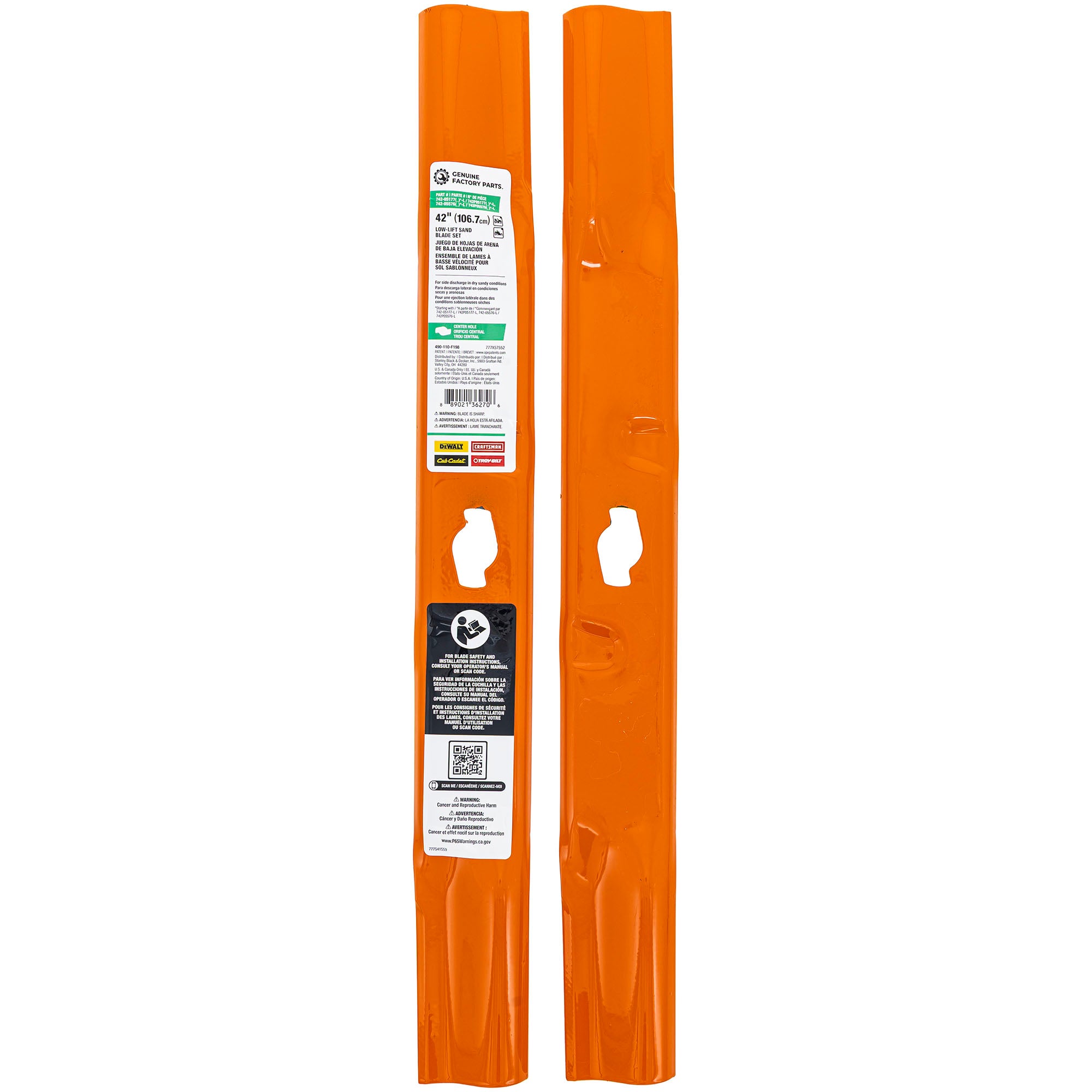 CUB CADET 490-110-F198 Blade