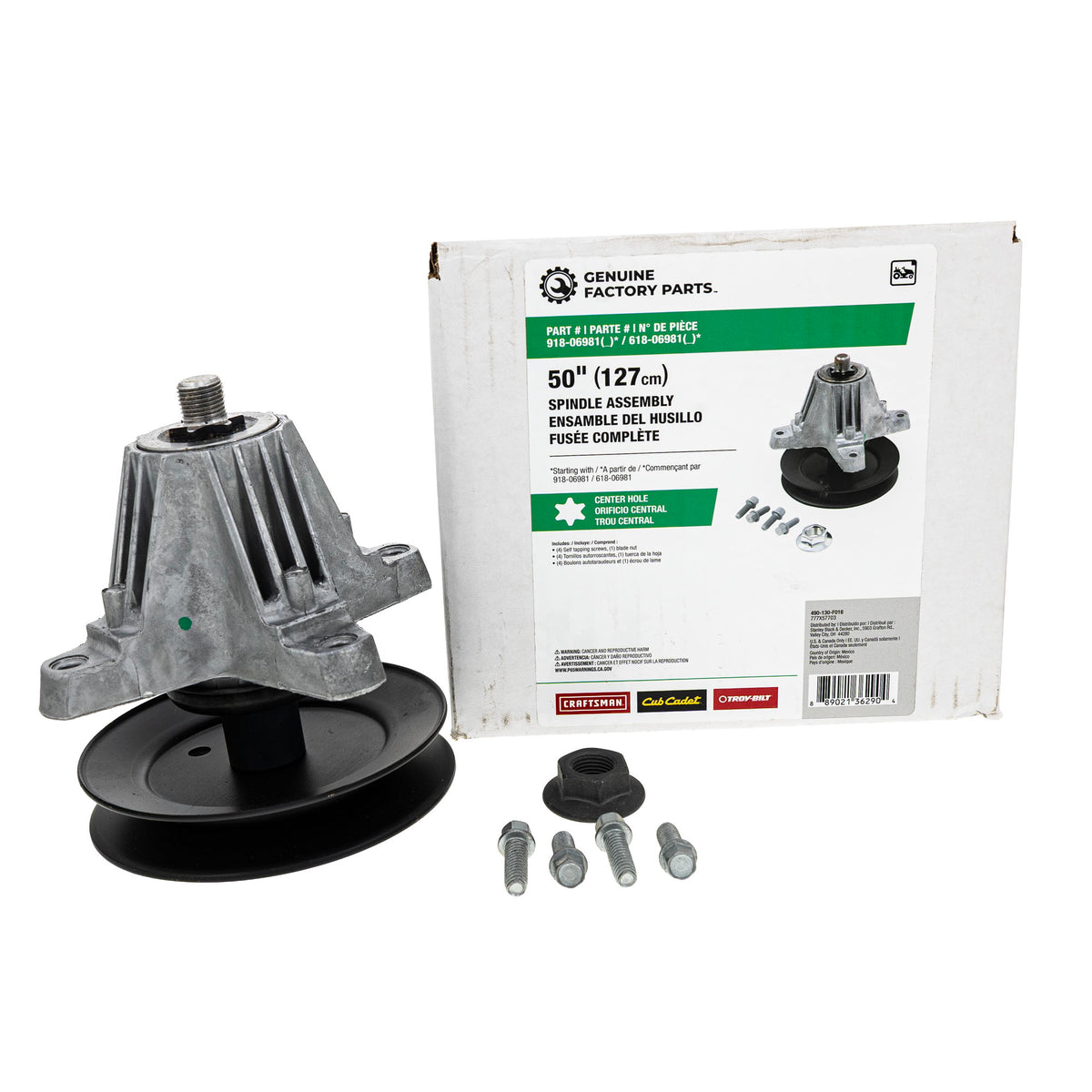 CUB CADET 490-130-F016 Spindle