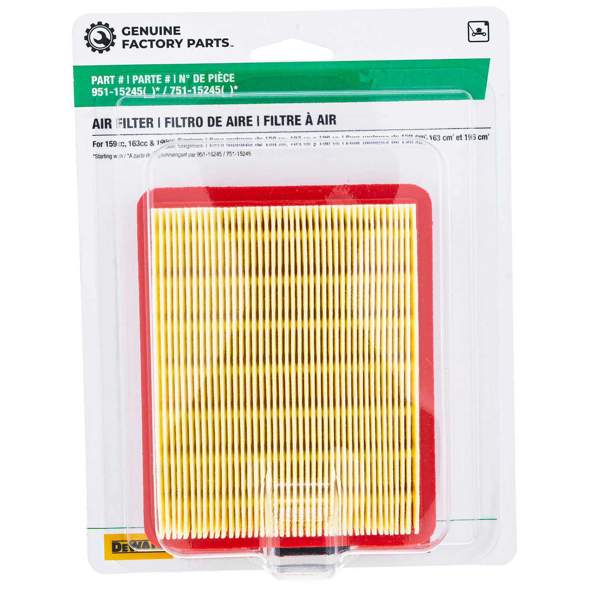 CUB CADET 490-200-F065 Air Filter