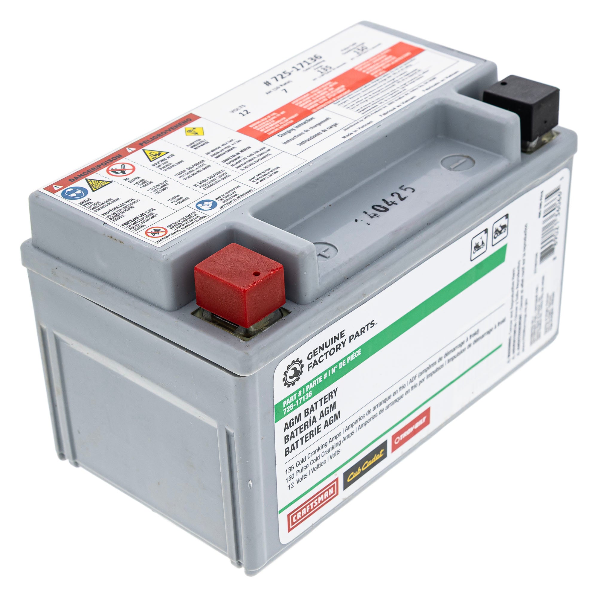 CUB CADET 490-280-F016 Battery
