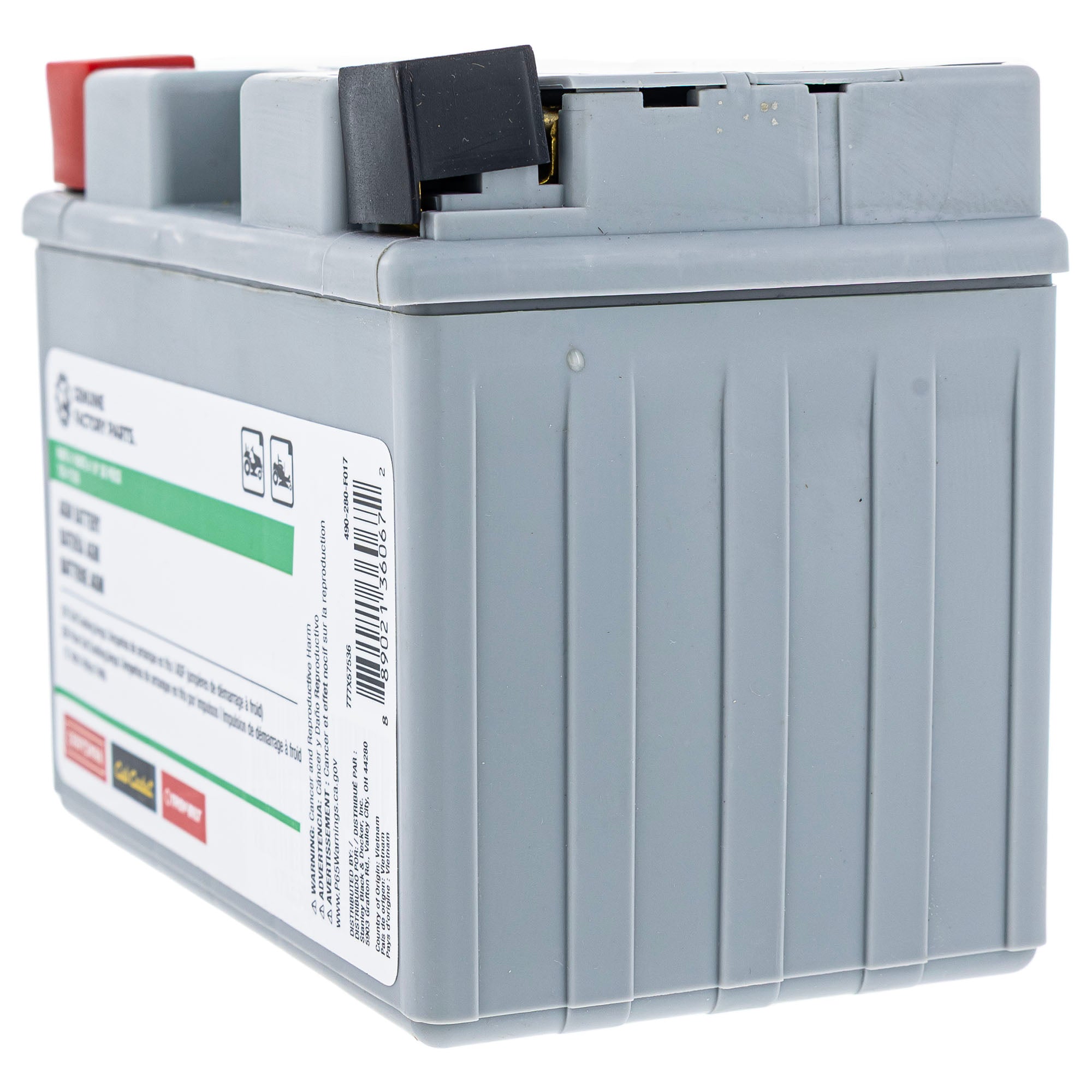 CUB CADET 490-280-F017 12-Volt AGM Battery 210 CCA