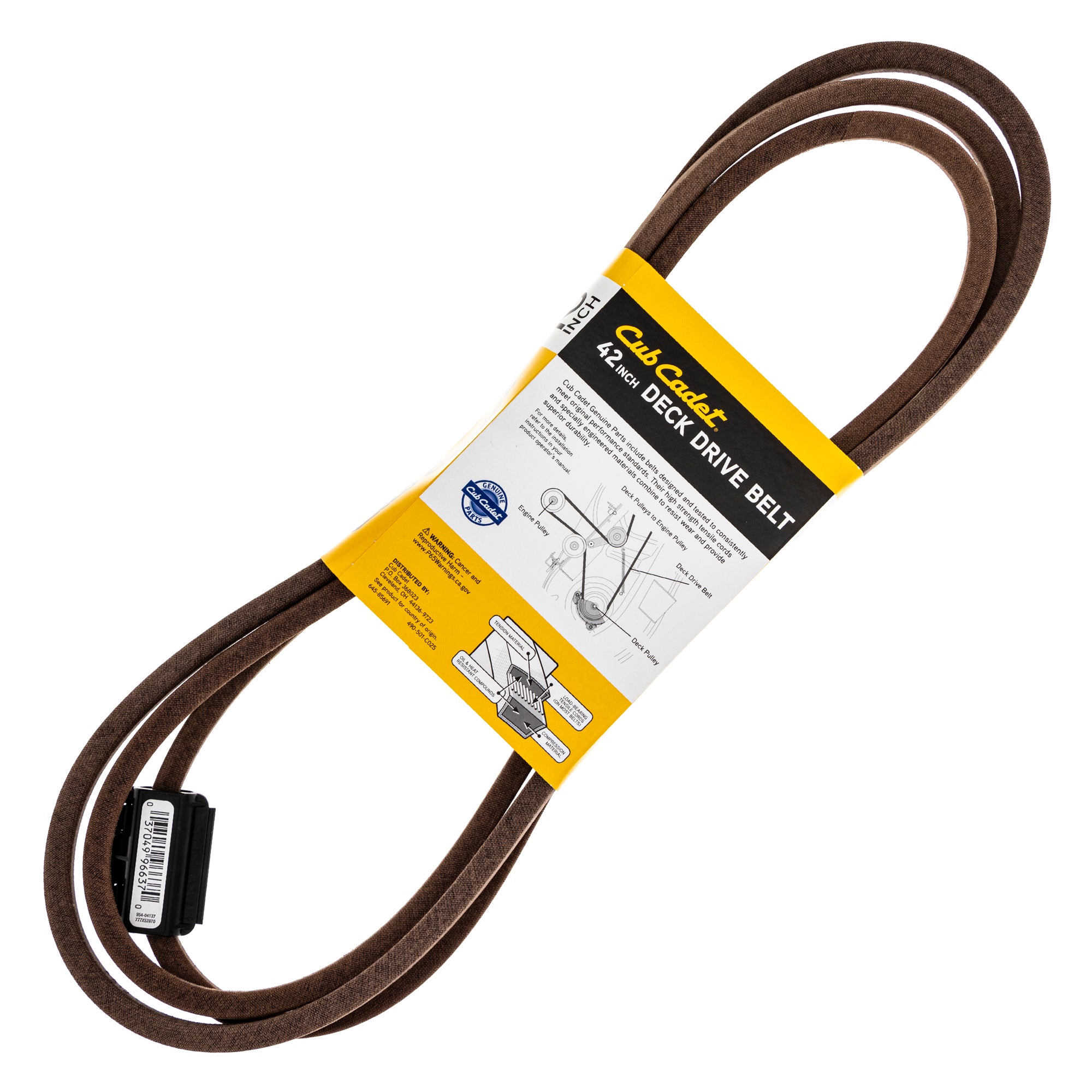 Cub cadet zero turn online 42 inch deck belt