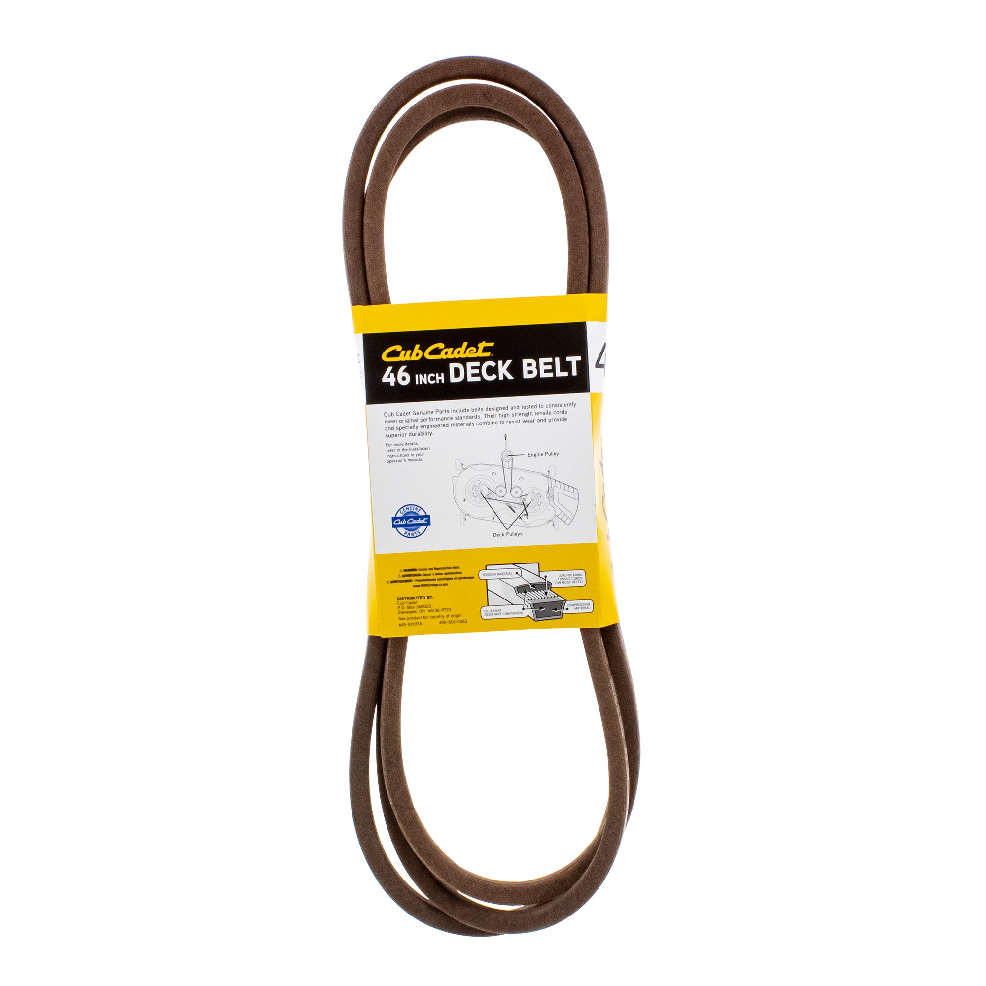 CUB CADET 490-501-C063 Drive Belt 46" Deck