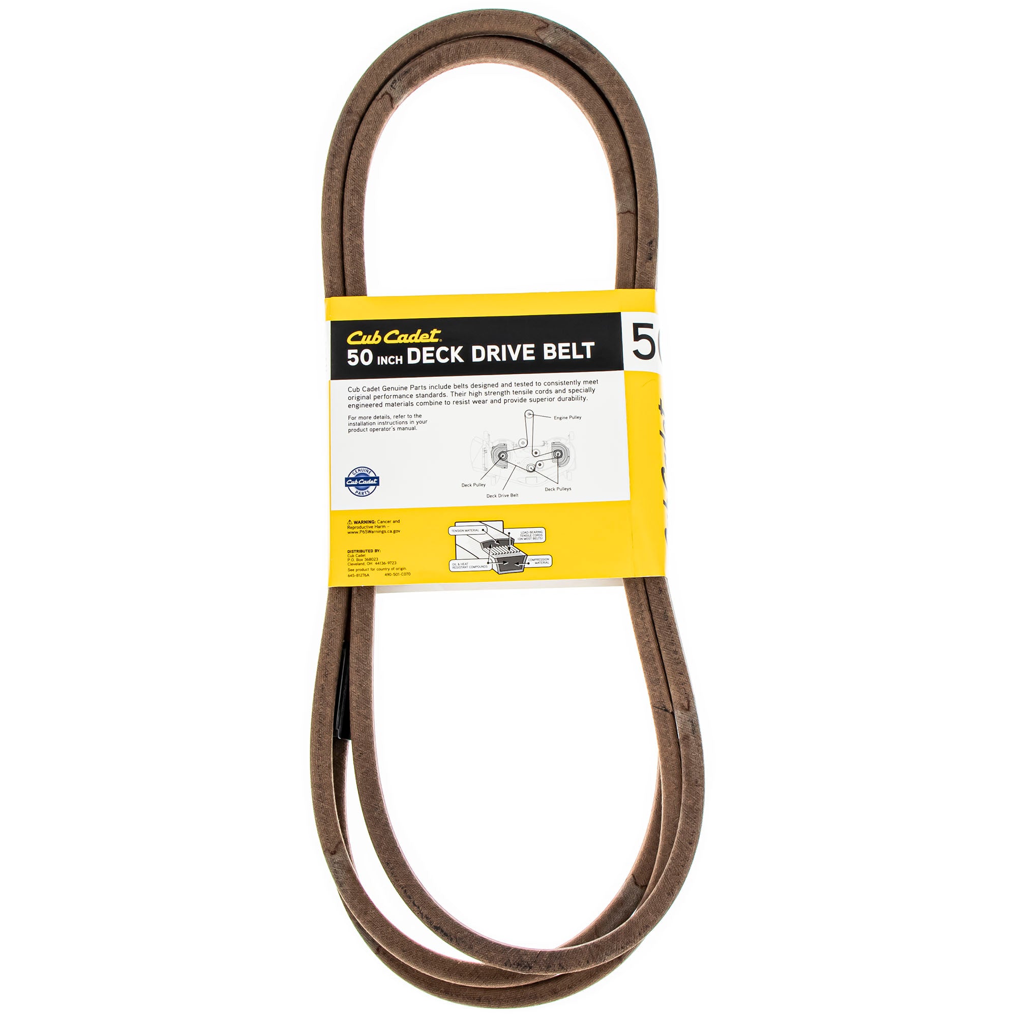CUB CADET 490-501-C070 Drive Belt 50" Deck