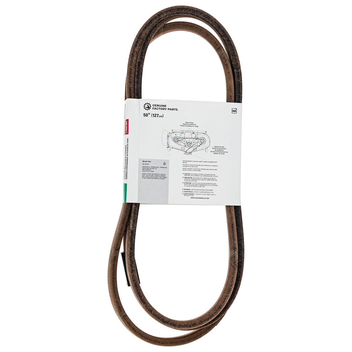 Troy-Bilt 490-501-F021 50" Deck Belt