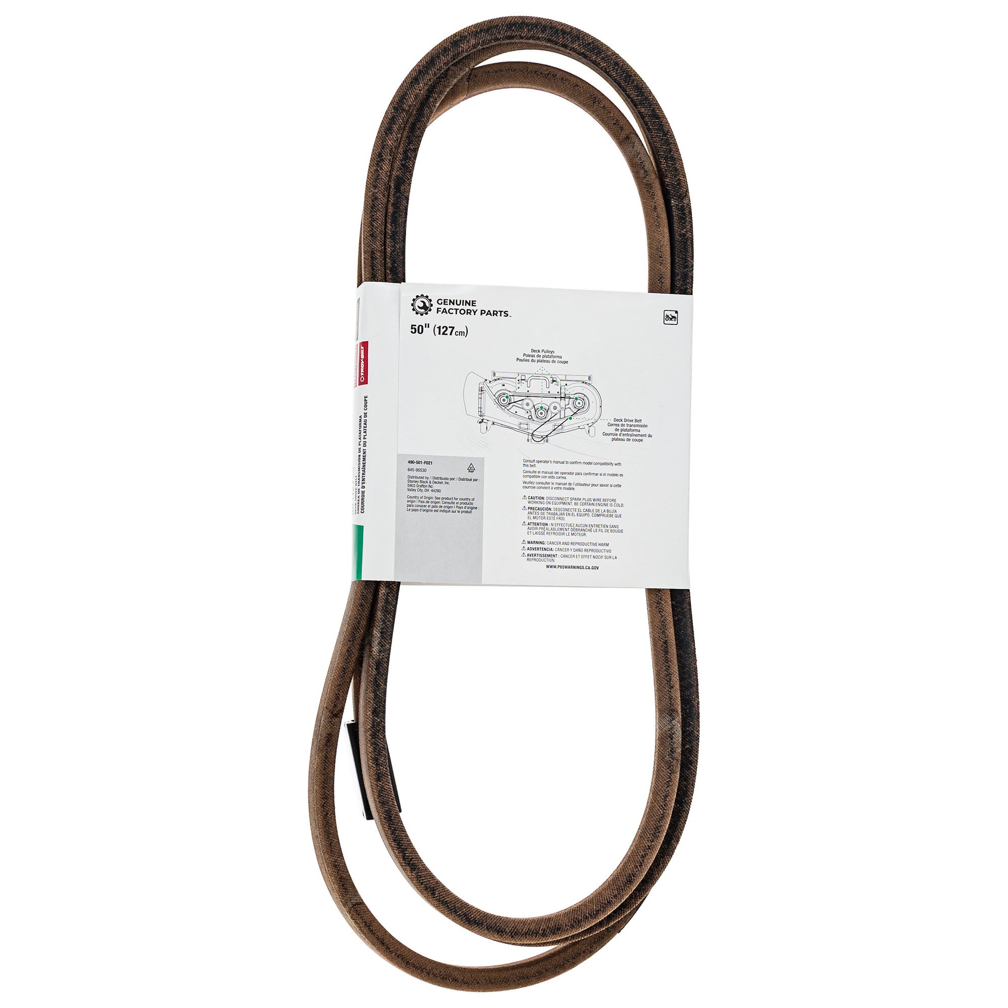 CUB CADET 490-501-F021 50" Deck Belt