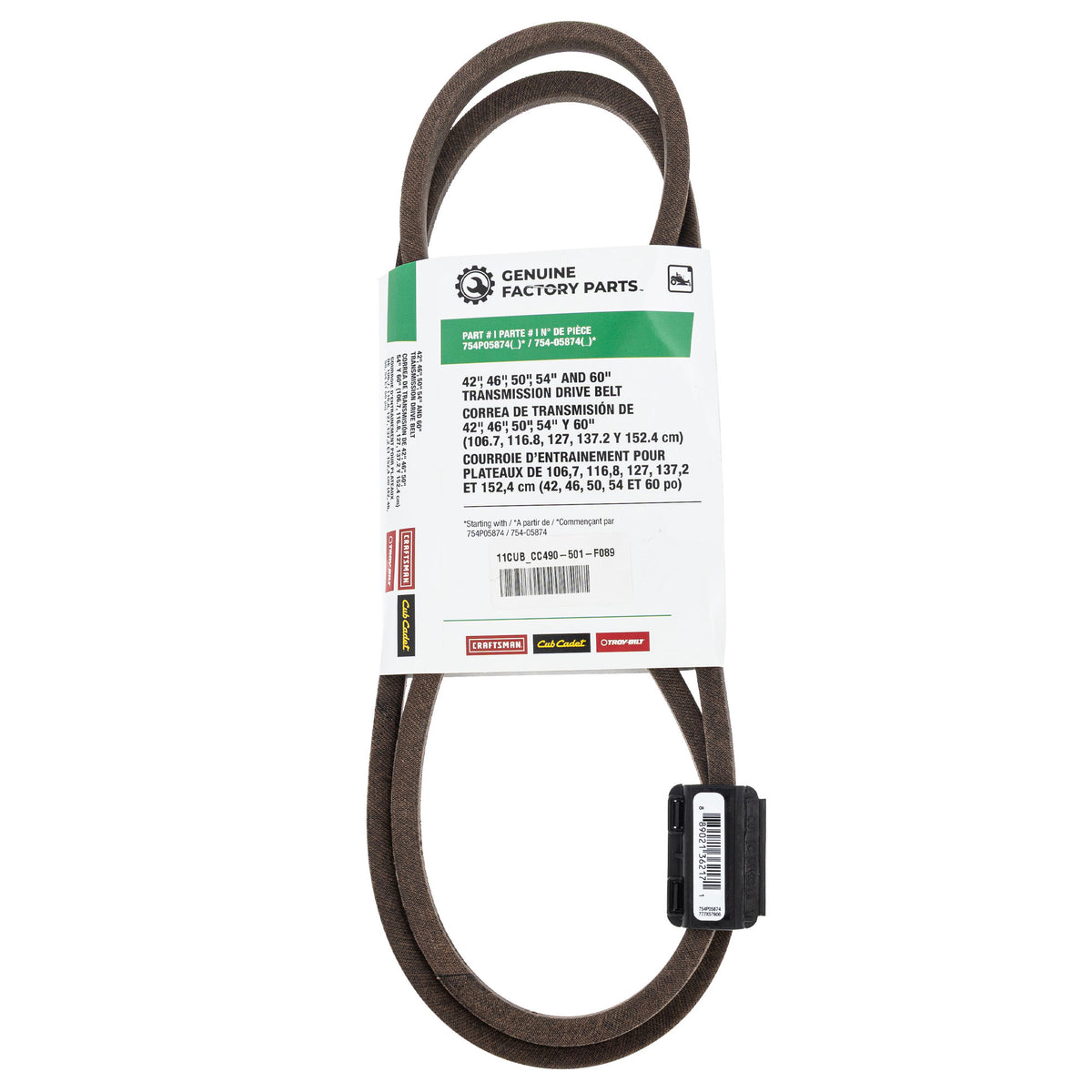 CUB CADET 490-501-F089 Transmission Drive Belt