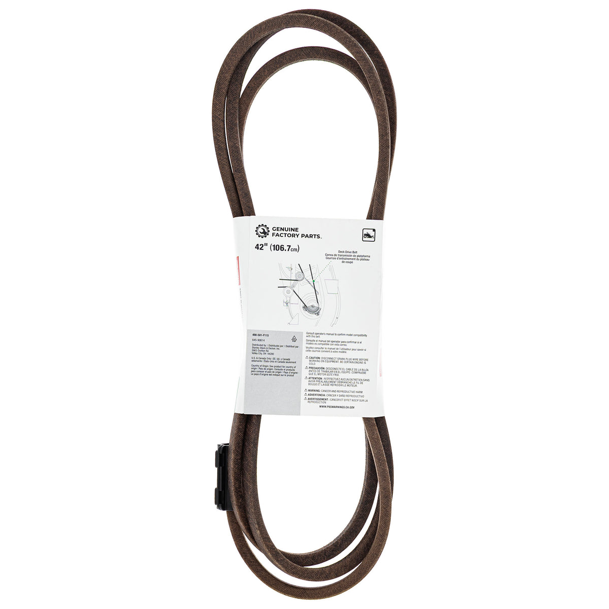 Troy-Bilt 490-501-F115 46" Deck Belt