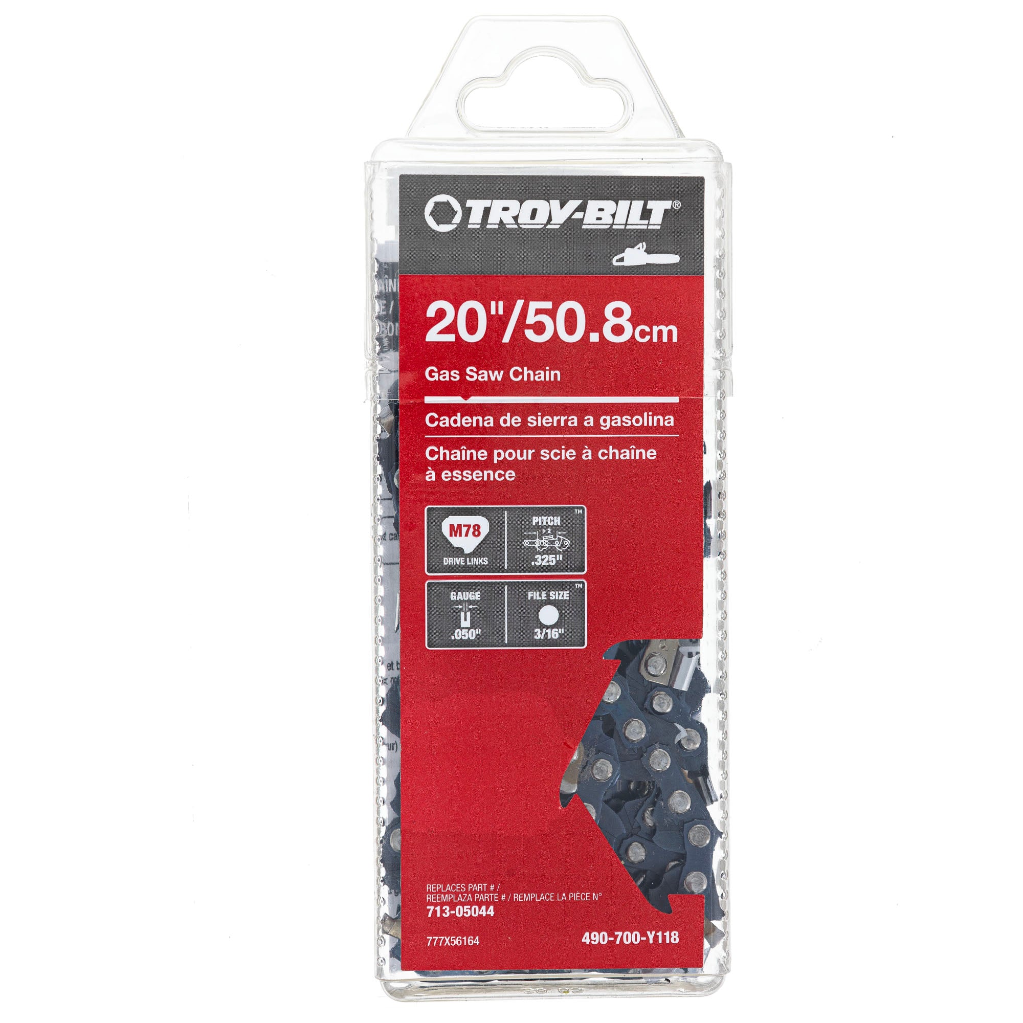 MTD 490-700-Y118 CHAIN-20" CHAINSAW