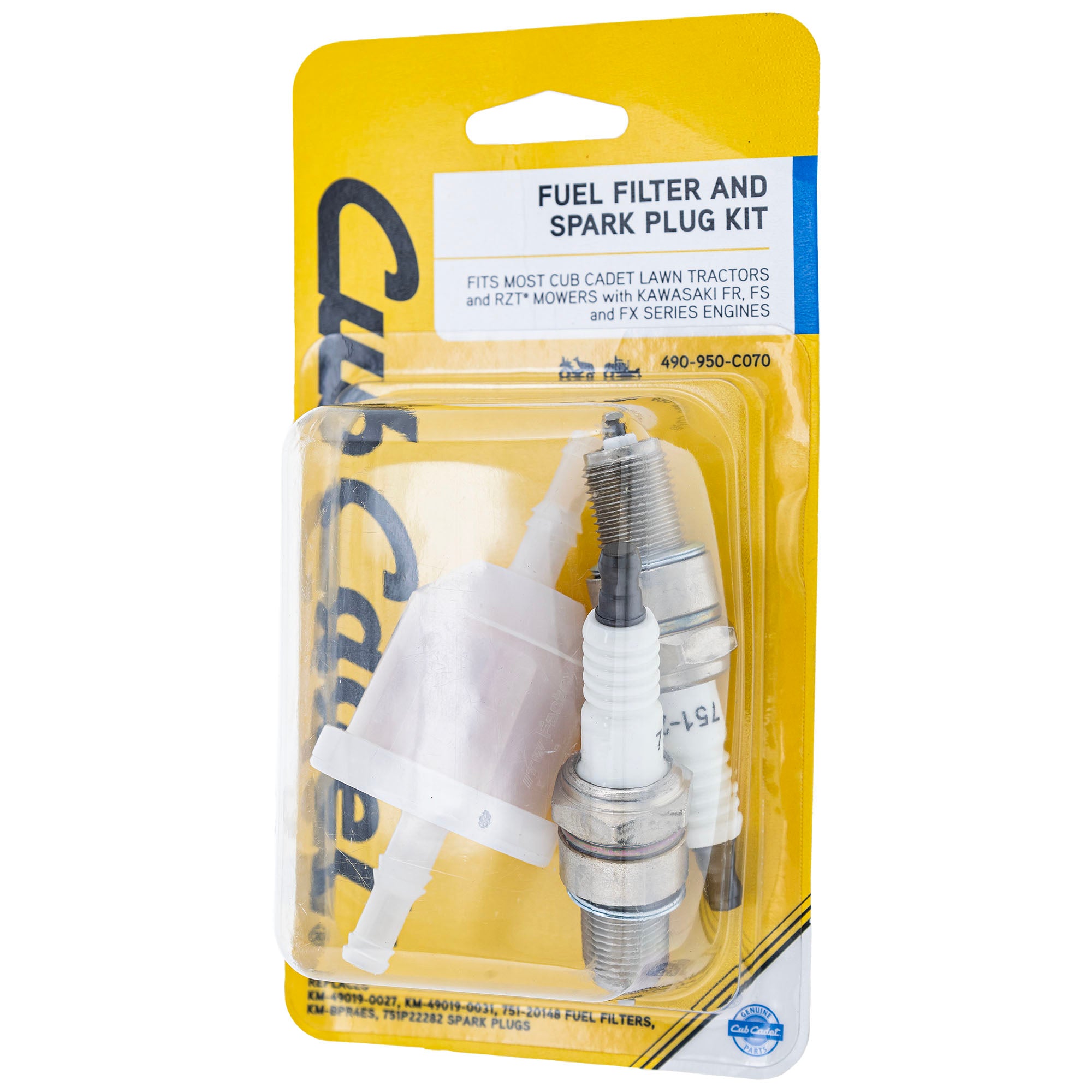 CUB CADET 490-950-C070 Fuel Filter & Spark Plug Kit