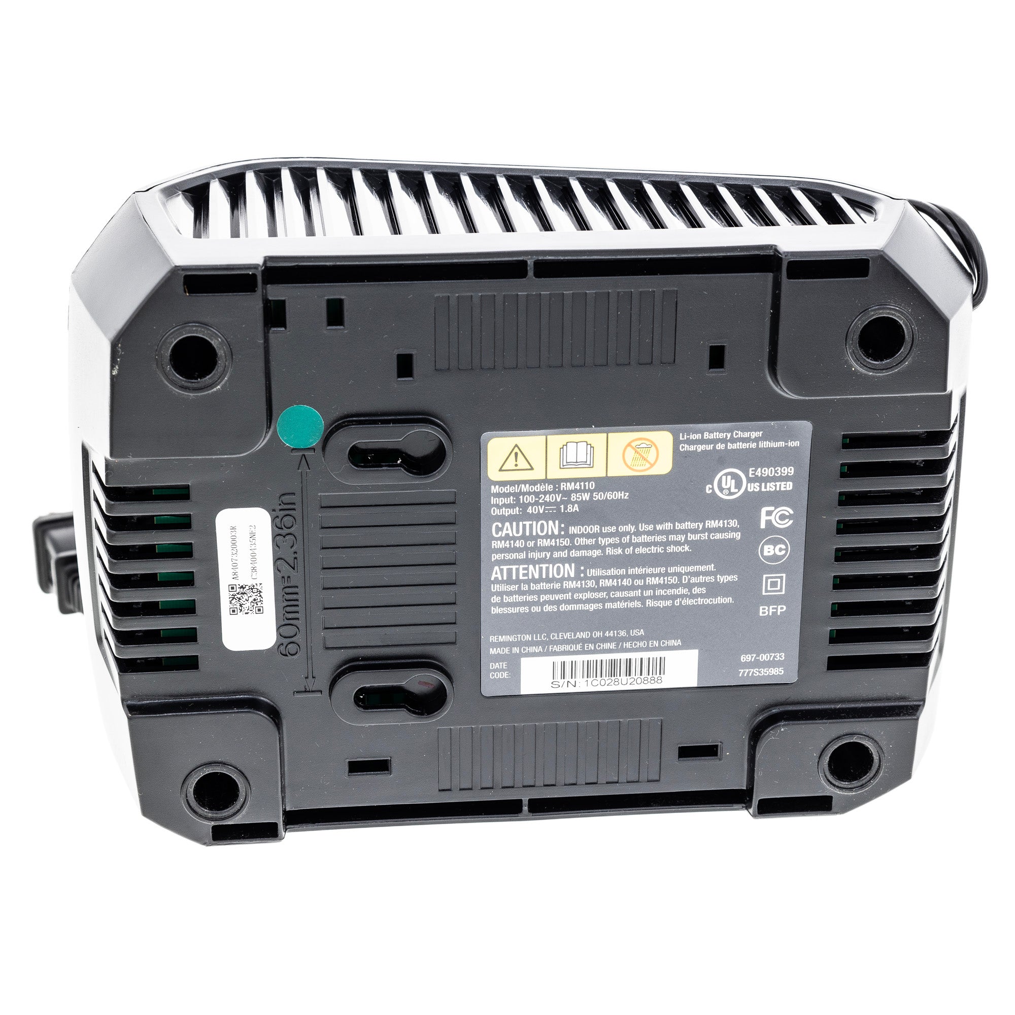 MTD 49MA40VQ983 Charger 40V RM4110