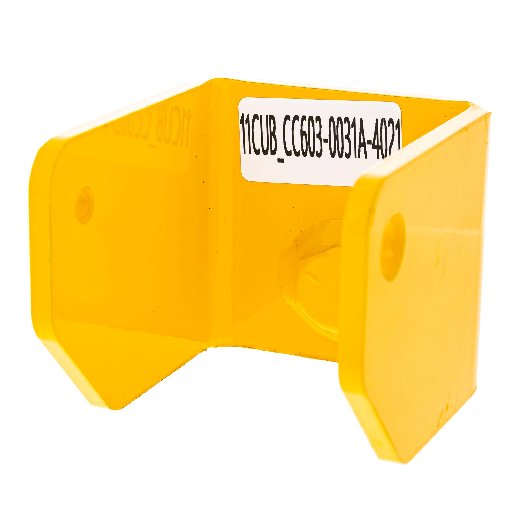 CUB CADET 603-0031A-4021 Yellow Castor Wheel Bracket
