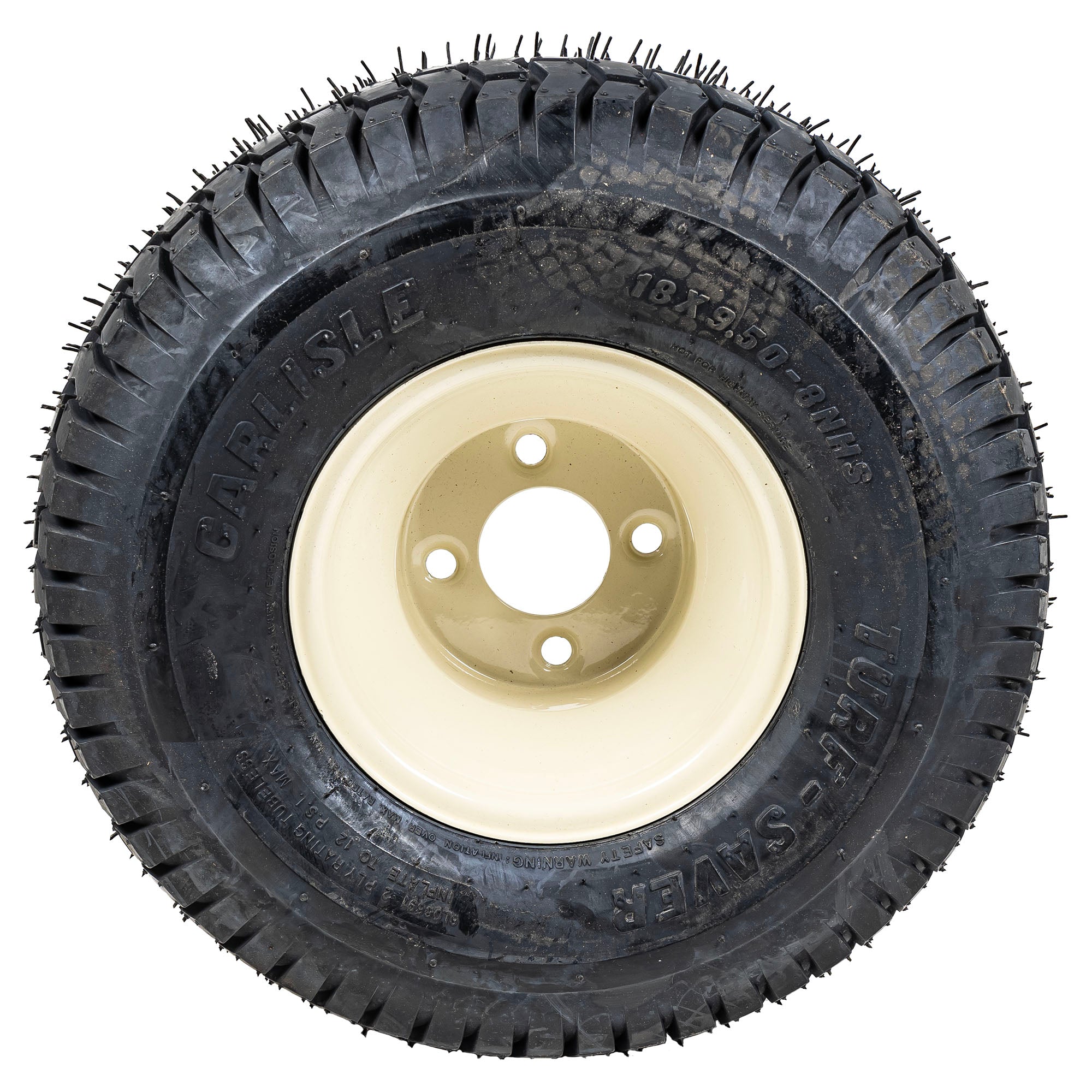 MTD 634-04128-0931 Wheel Assembly 18 X 9.5-8 Beige Carlisle