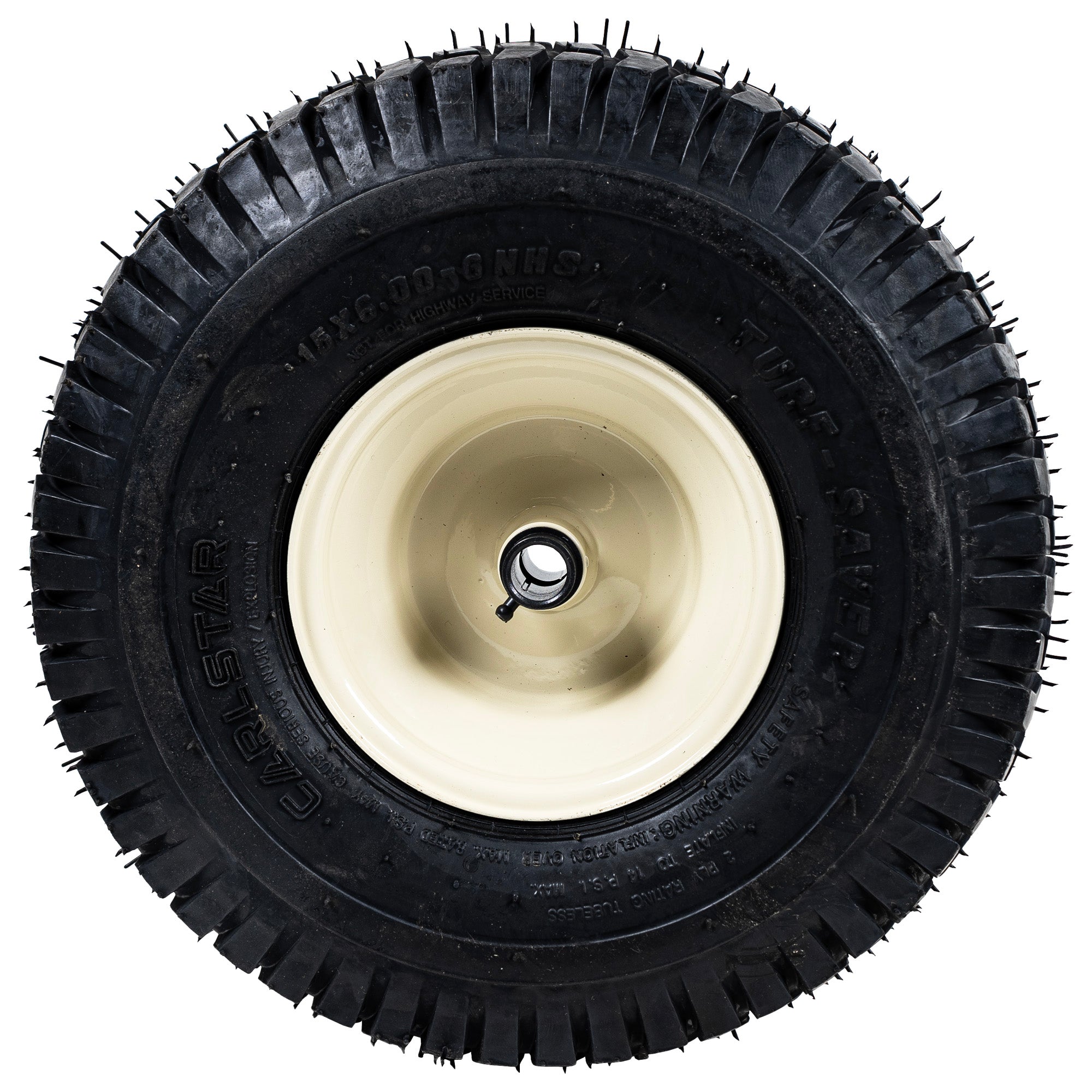 Troy-Bilt 634-05067-0931 Beige Complete Wheel Assembly Carlisle