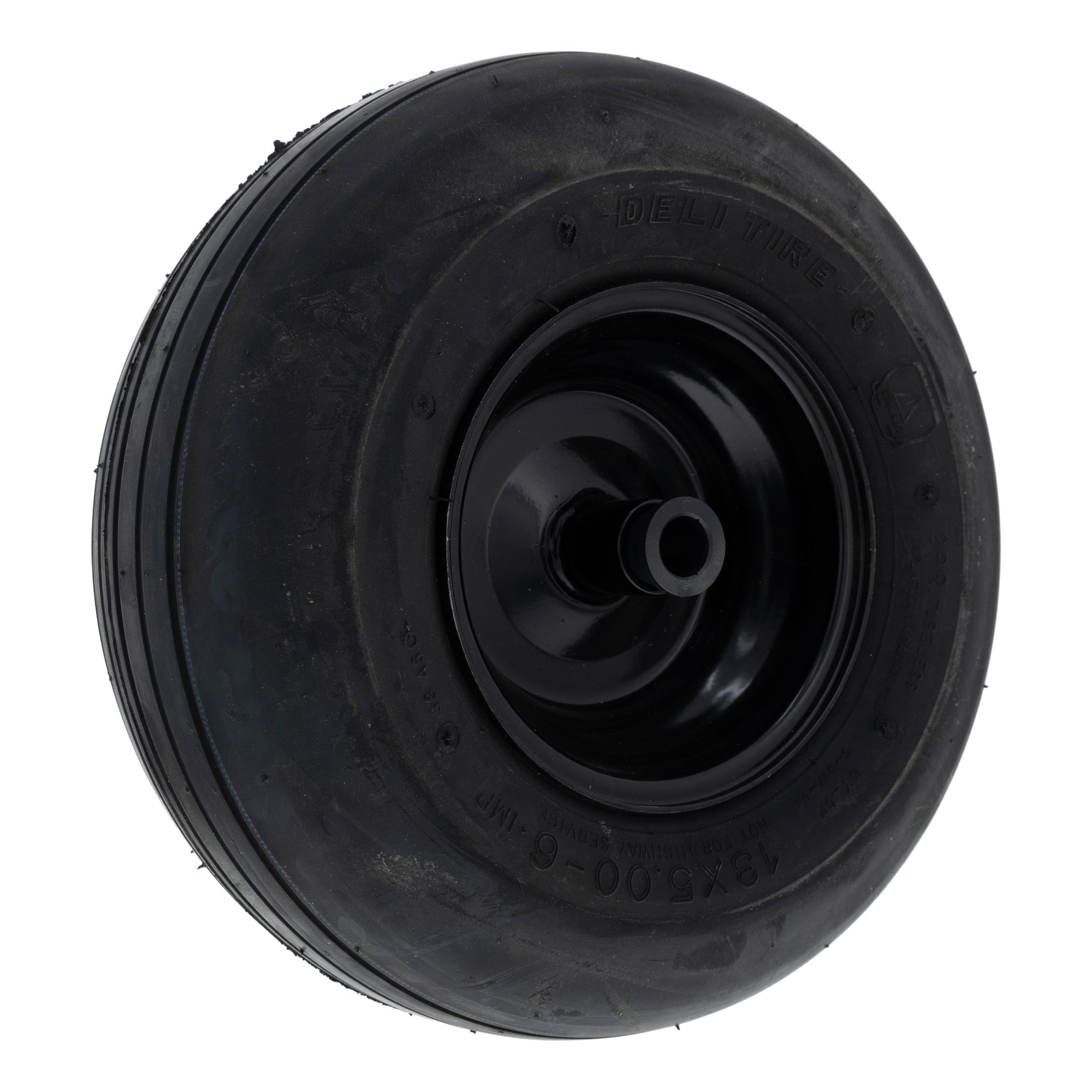CUB CADET 634Z04711A-0637 Powder Black Wheel Assembly 13 x 5-6 Grooved