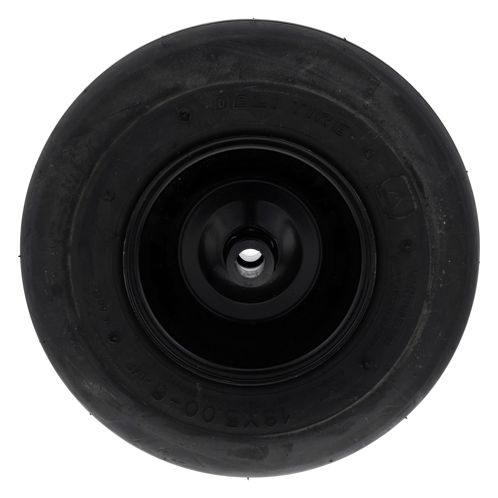 CUB CADET 634Z04711A-0637 Powder Black Wheel Assembly 13 x 5-6 Grooved