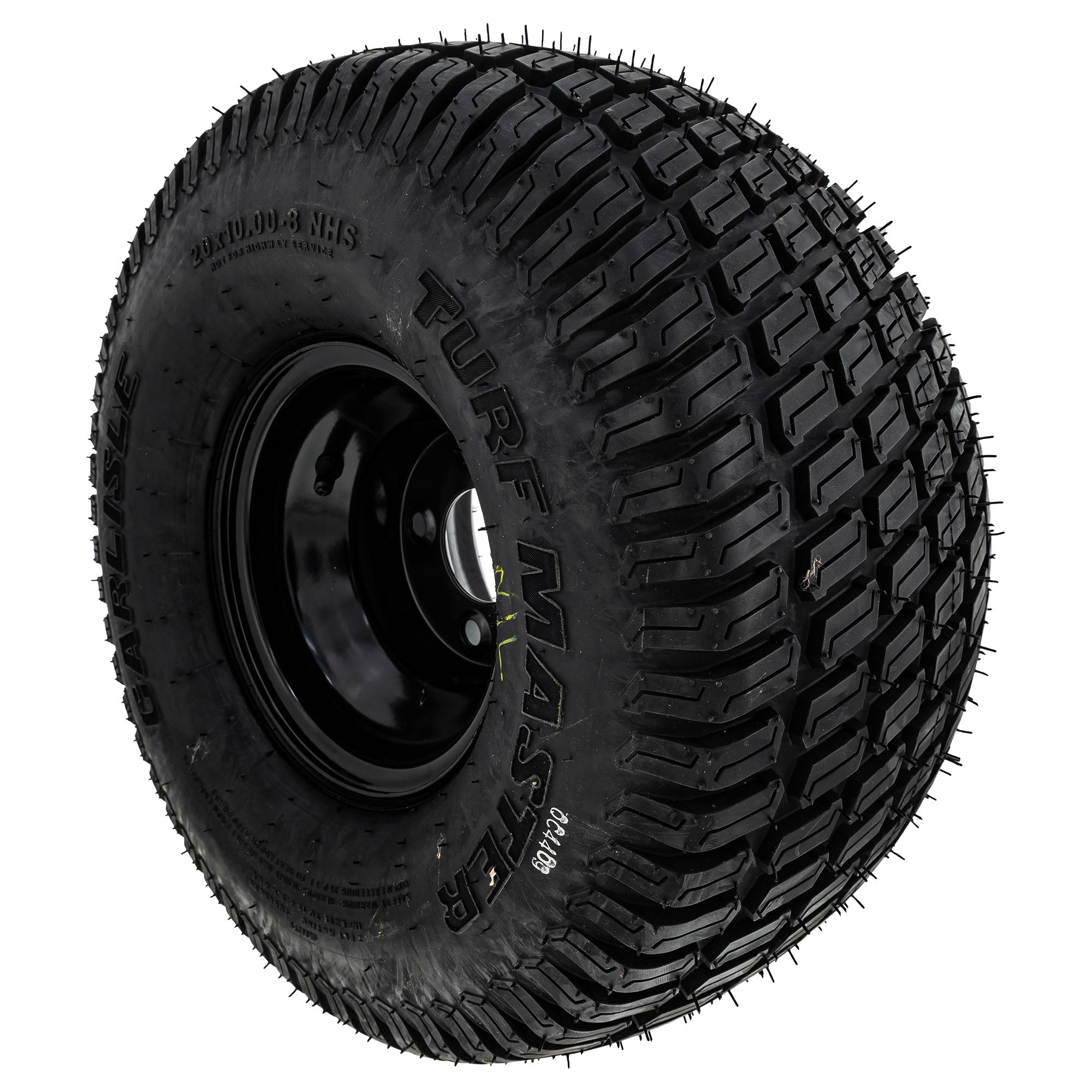 CUB CADET 634Z07244-0637 Powder Black Wheel 20x10-8 Turf