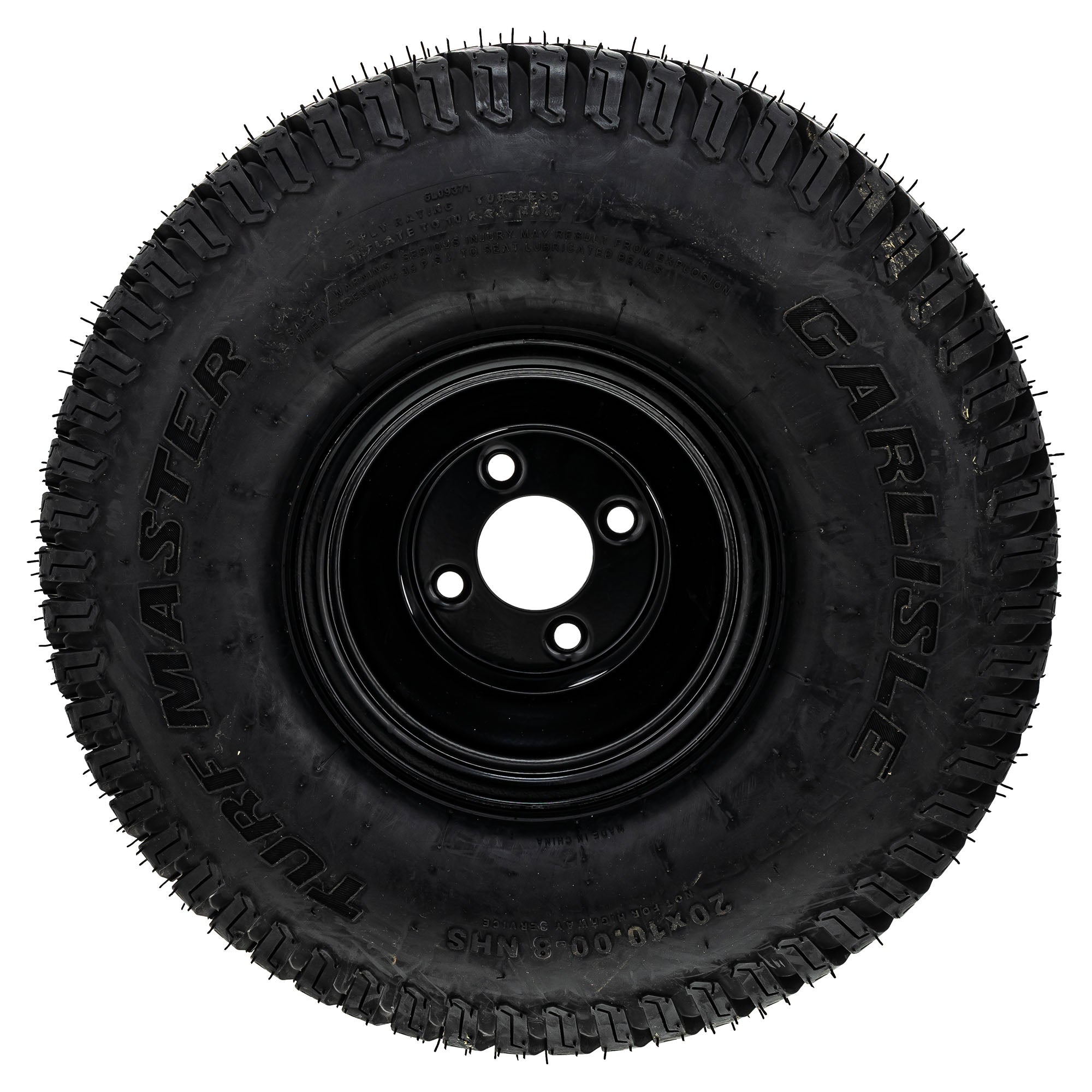 CUB CADET 634Z07244-0637 Powder Black Wheel 20x10-8 Turf
