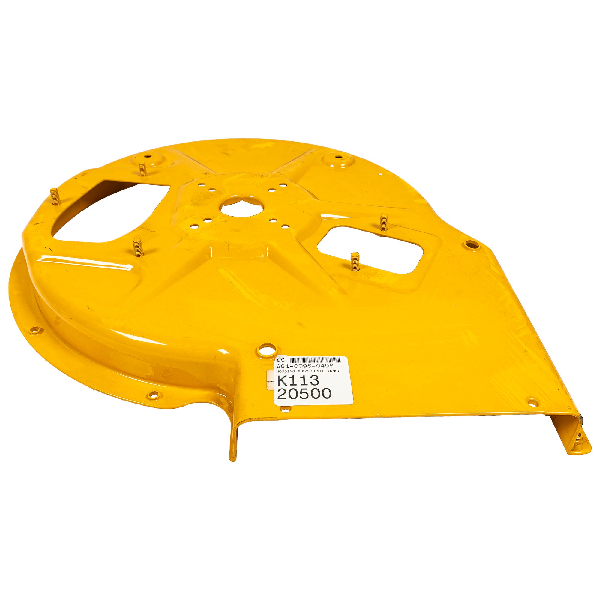 CUB CADET 681-0098-0498 Flail Housing Inner Yellow