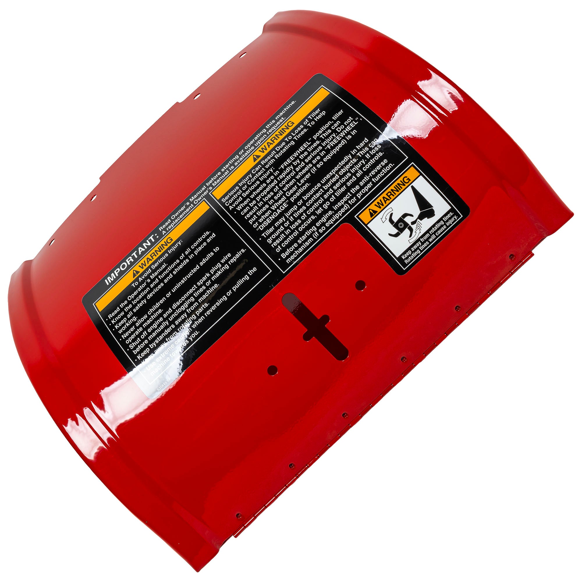 Troy-Bilt 686-04077B-0638 MTD Red Shield Assembly Tine 17 Inch