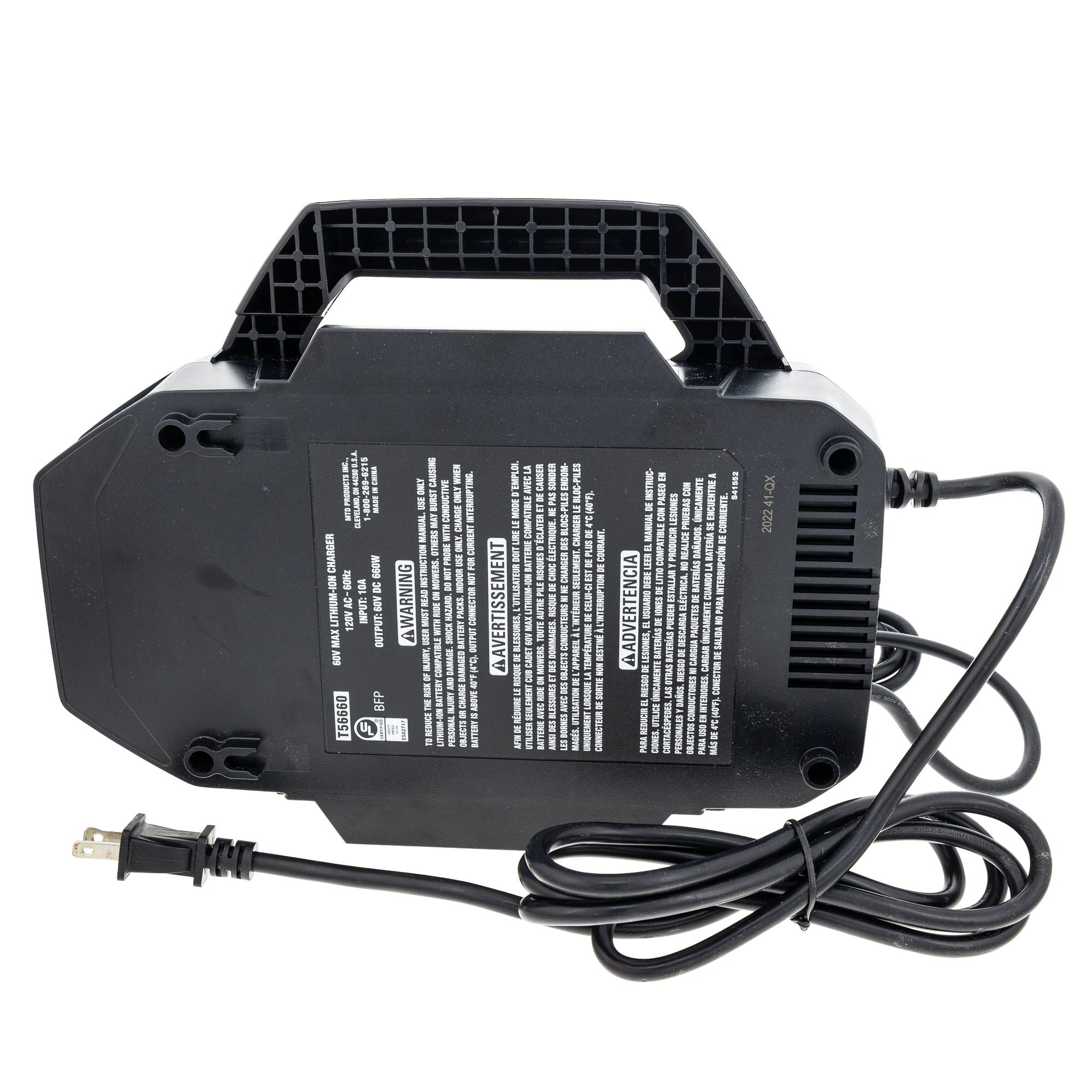 CUB CADET 725-18084 56V/60V-LI 660W Charger