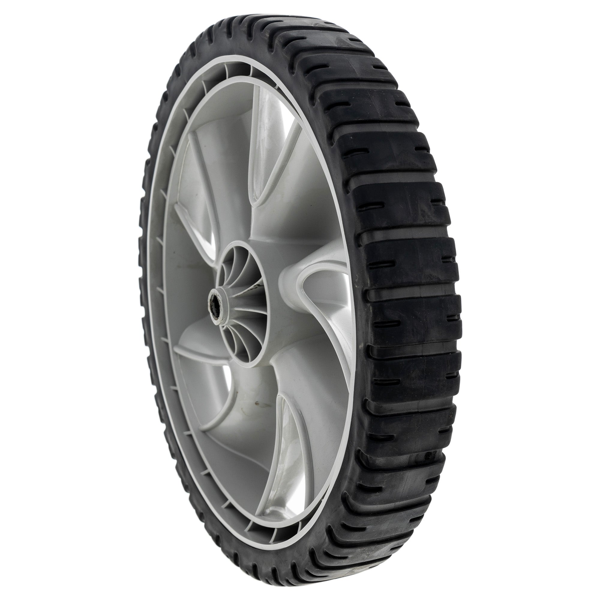 MTD 734-04082 Gray Complete Wheel Assembly 12X1.8