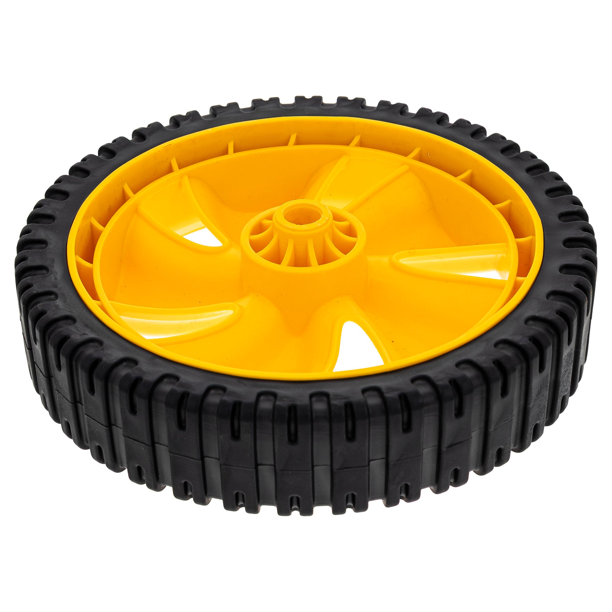 MTD 734-04087 Yellow Complete Wheel Assembly 8x1.8