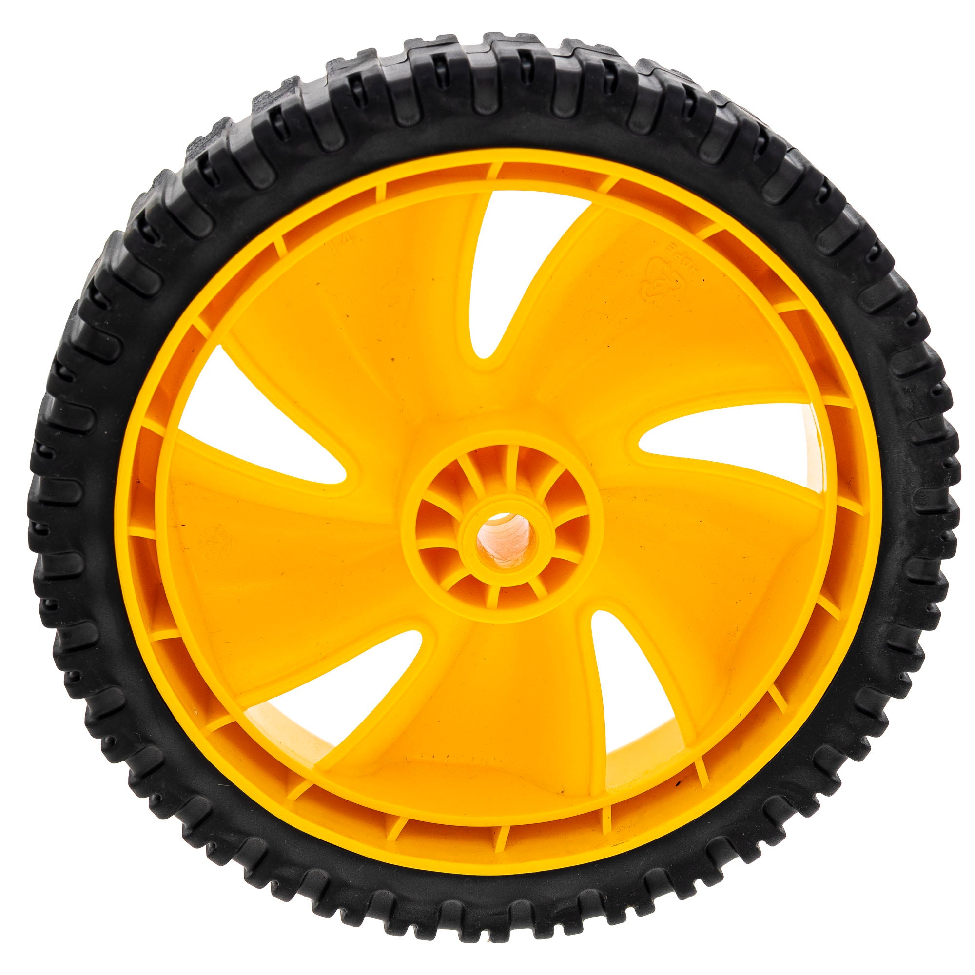 MTD 734-04087 Yellow Complete Wheel Assembly 8x1.8